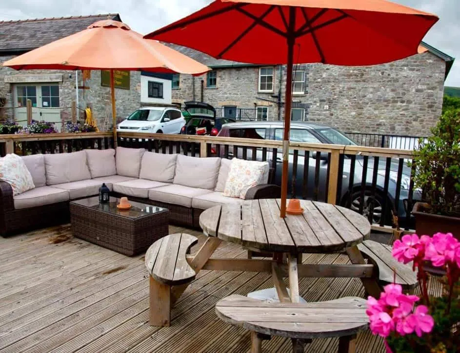 Balcony/Terrace in Usk And Railway Inn