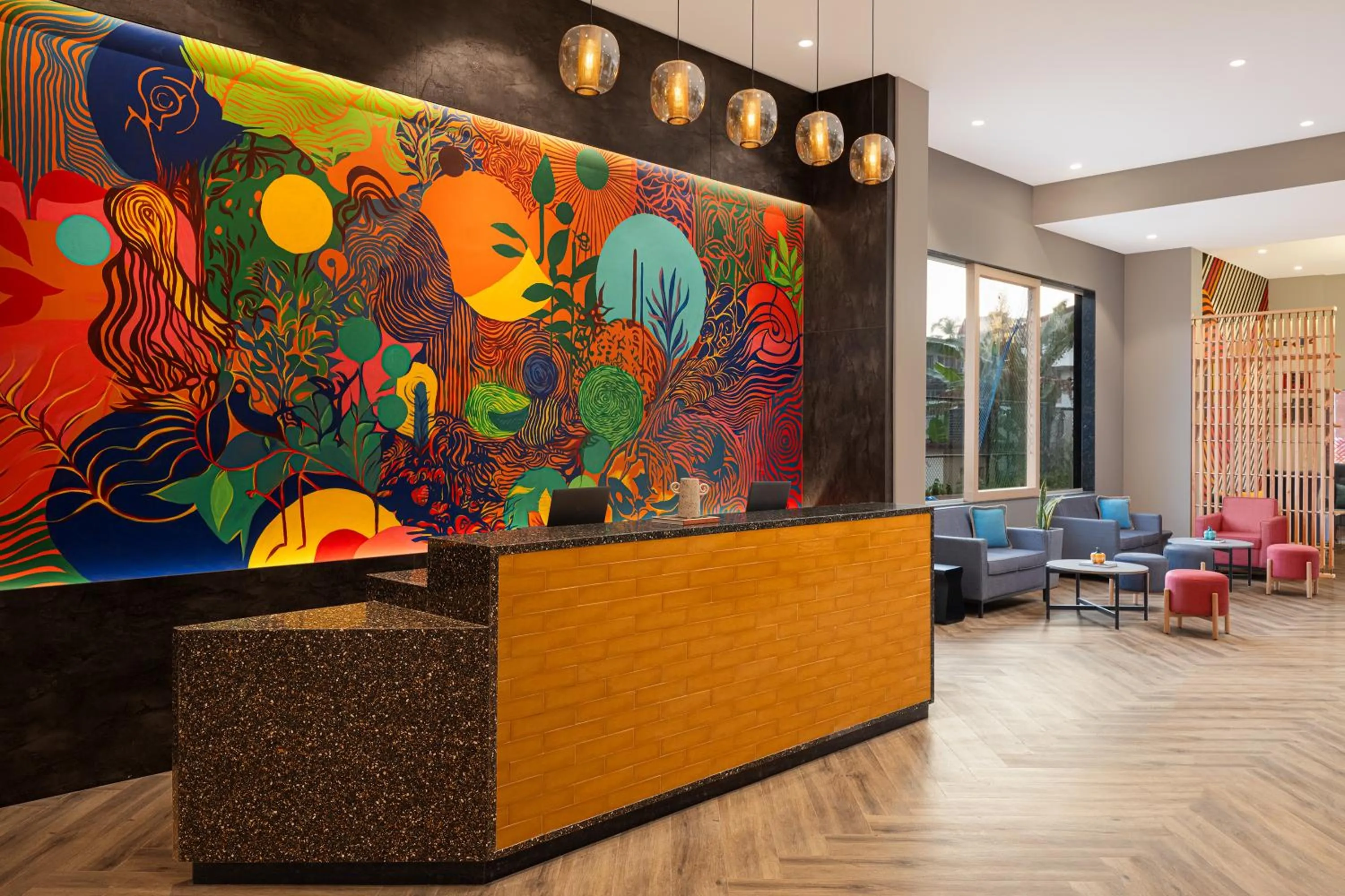Lobby or reception in Ginger Goa Candolim