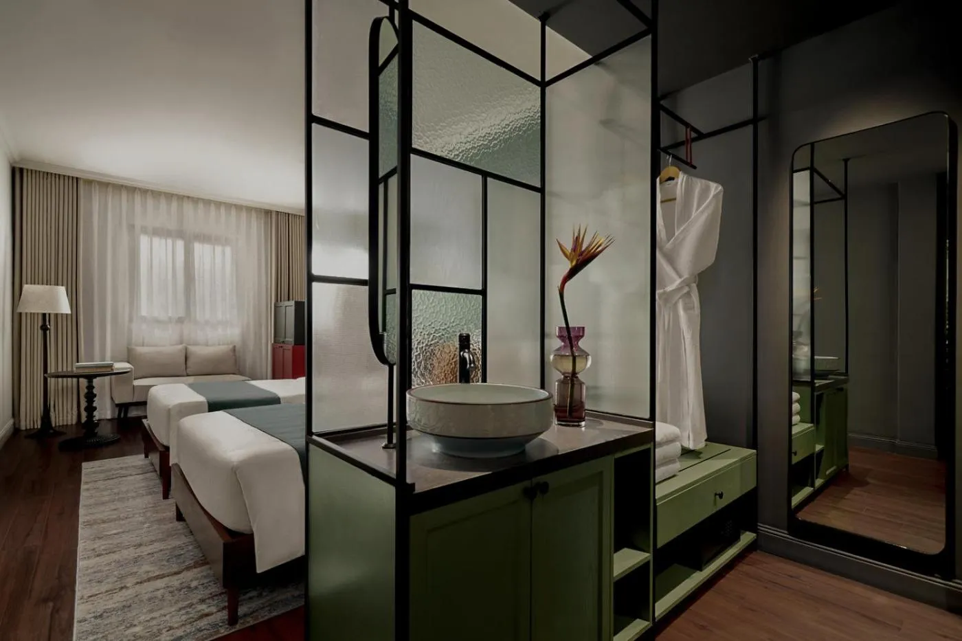 Bed in Signature by M Village Danang Heritage, A modern luxury stay