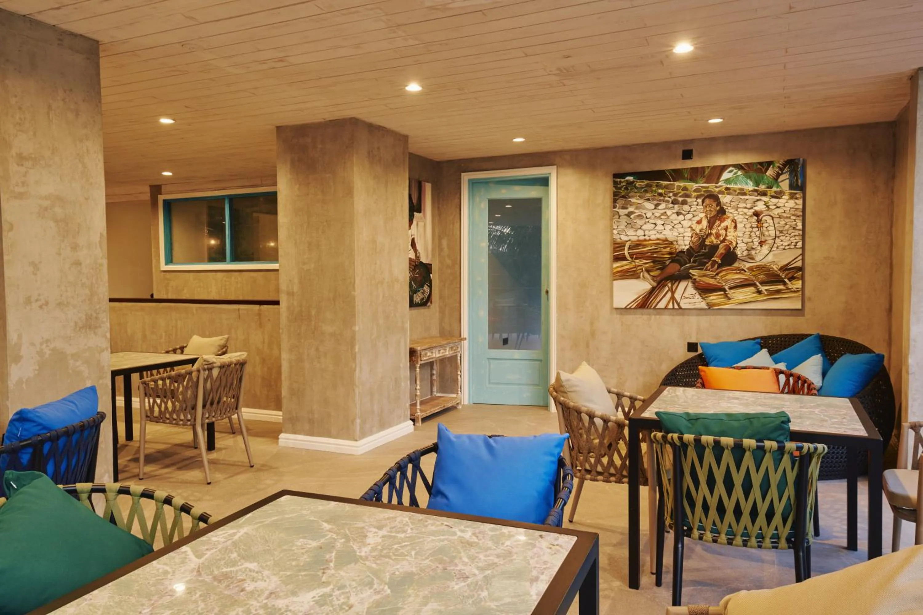 Seating area in Beach Hotel Dhigurah