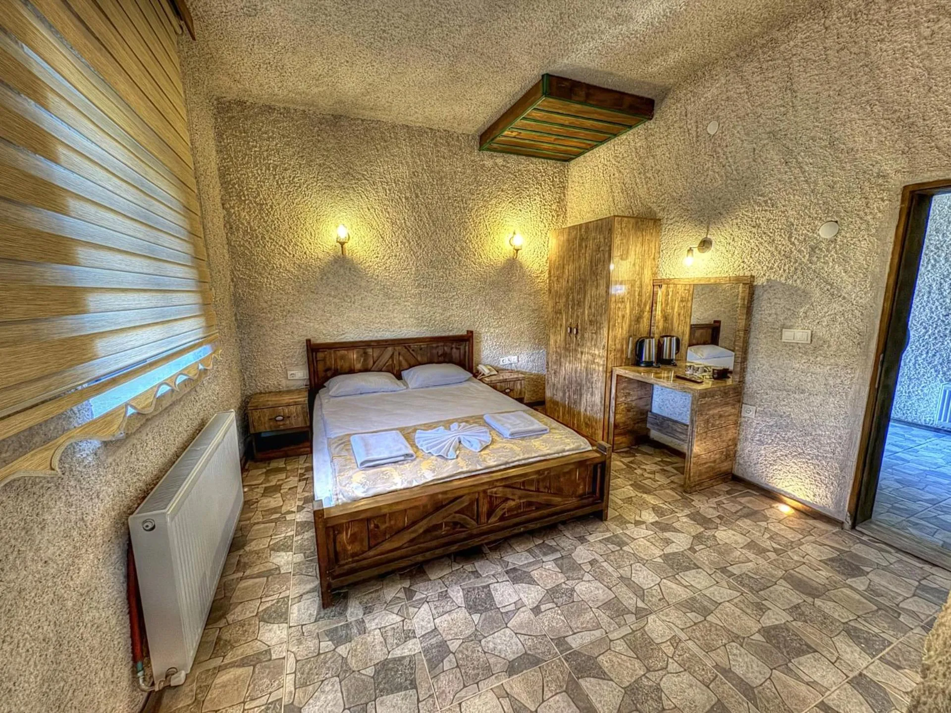 Bed in Panda Stone House