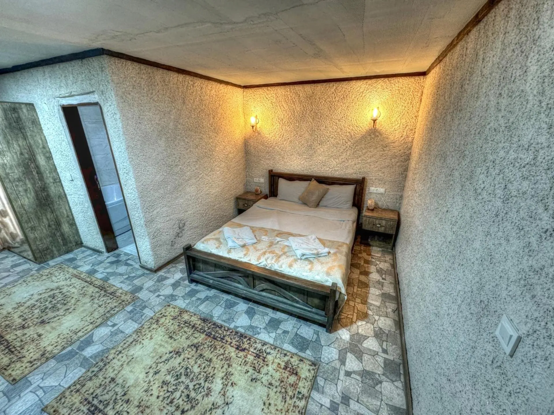 Bed in Panda Stone House