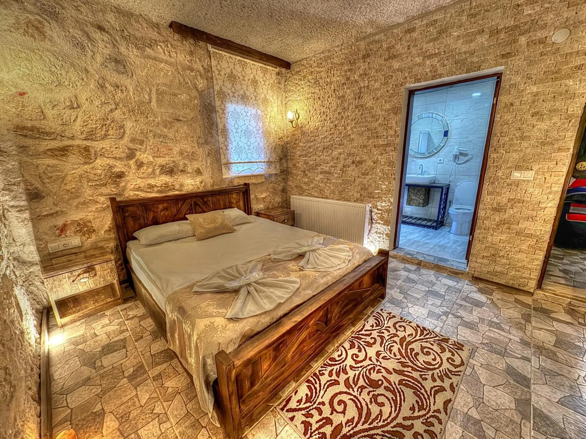 Bed in Panda Stone House