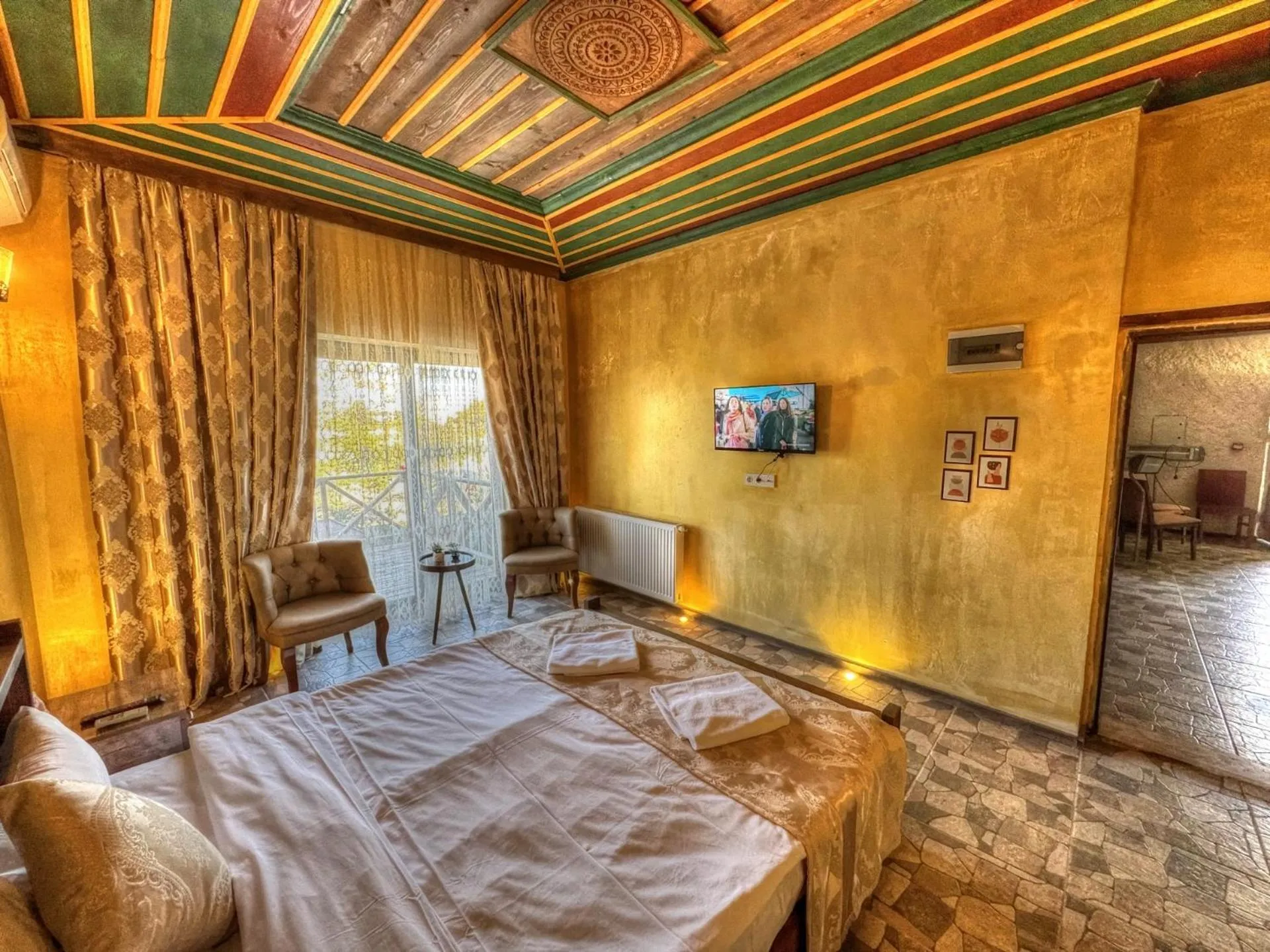 Bed in Panda Stone House