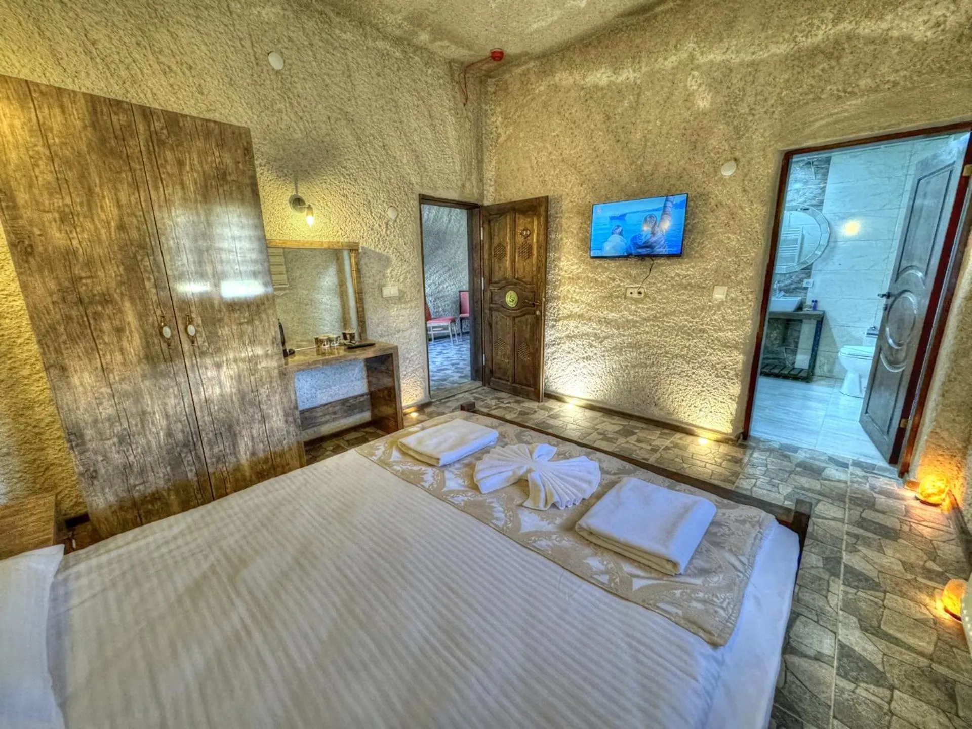 Bed in Panda Stone House