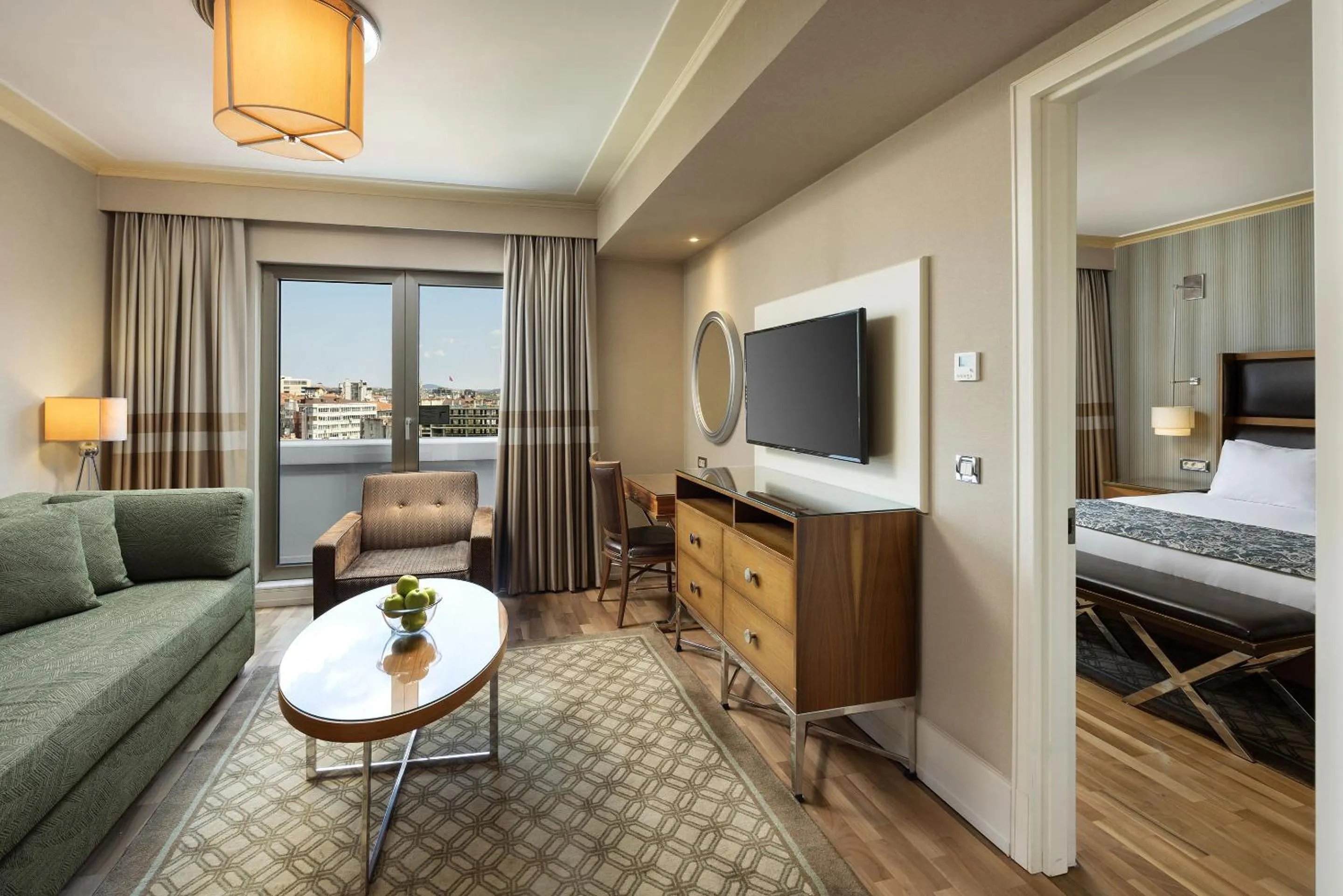 Living room, Bed in Titanic City Taksim