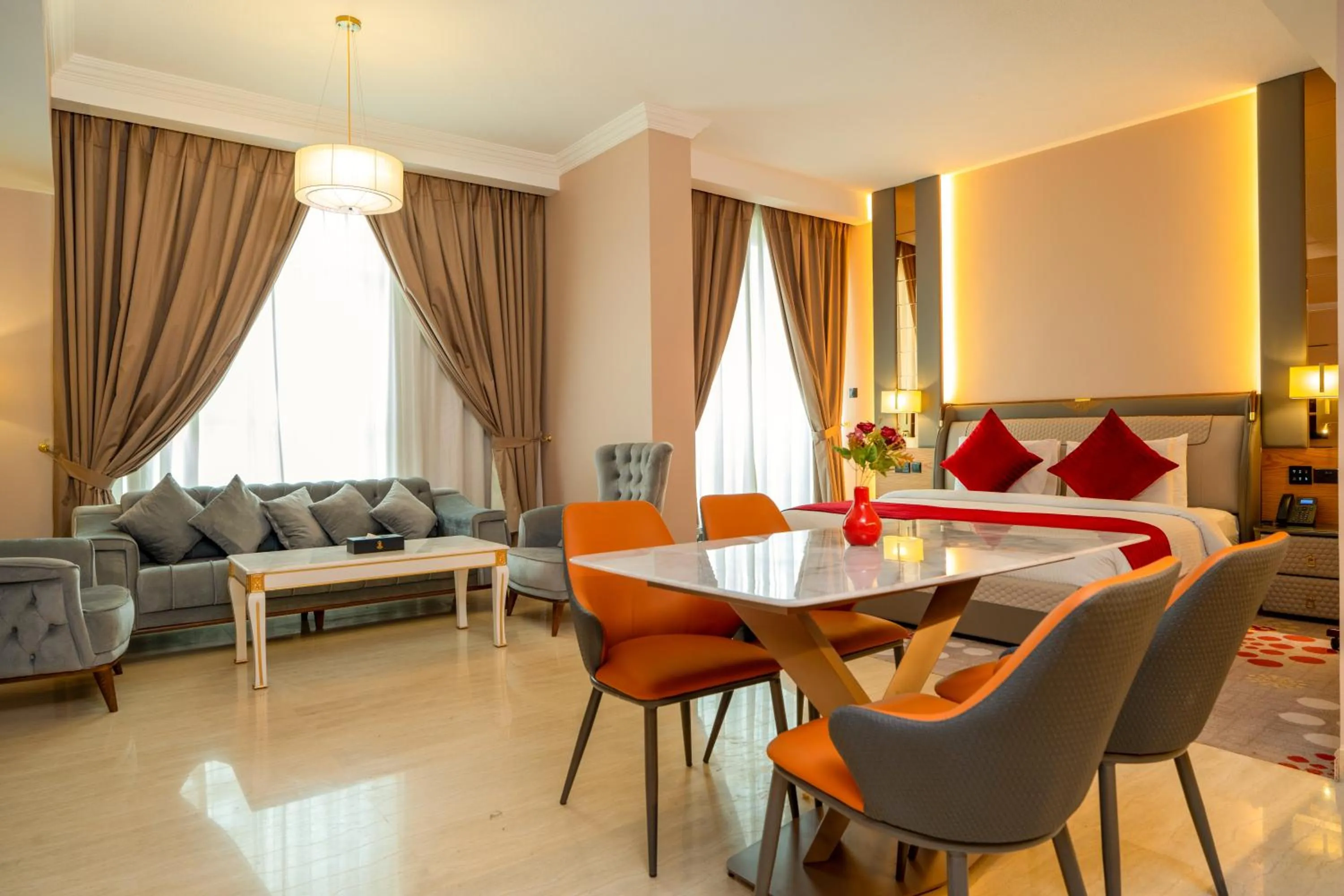 Living room in La Zona Continental Hotel