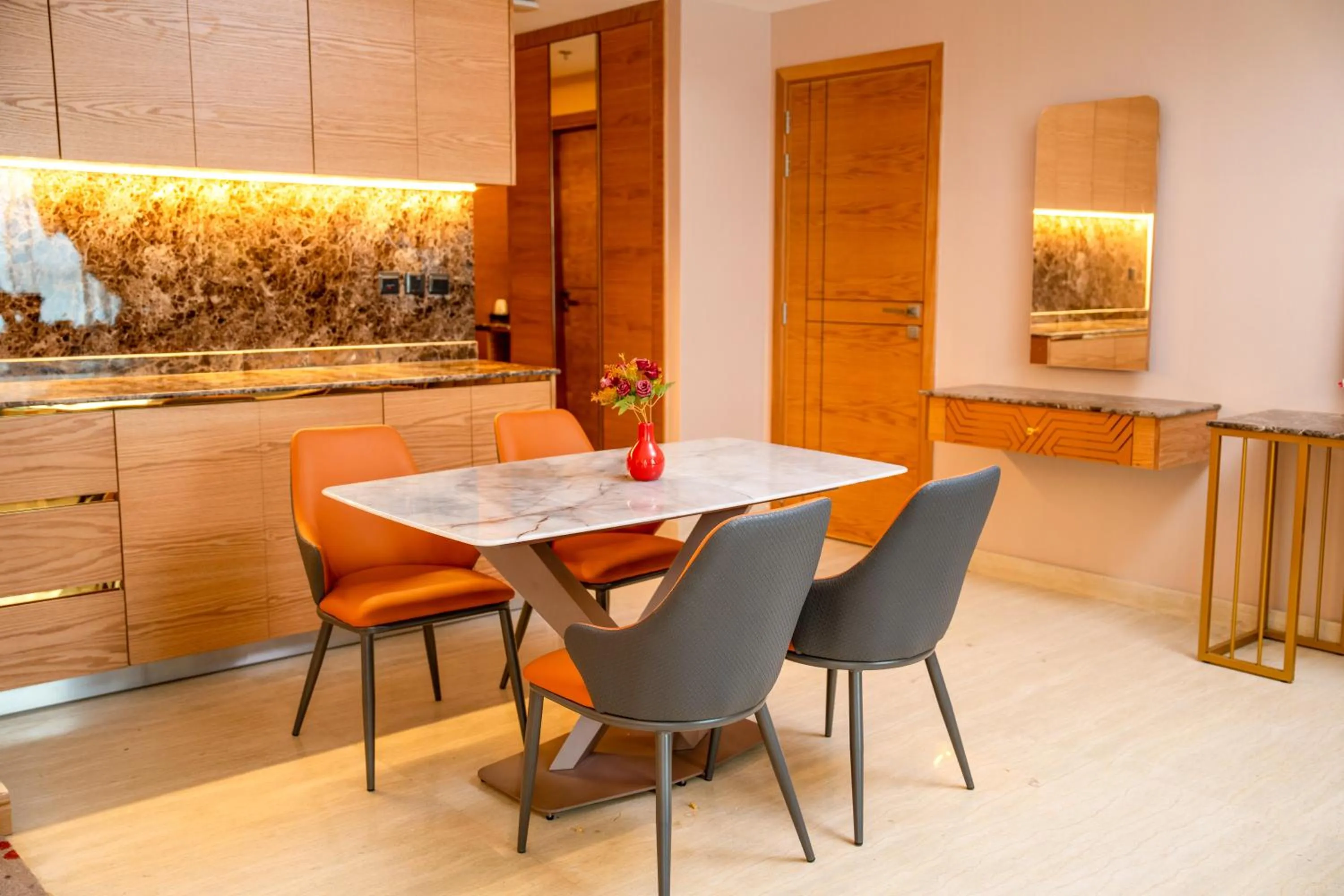 Kitchen or kitchenette in La Zona Continental Hotel