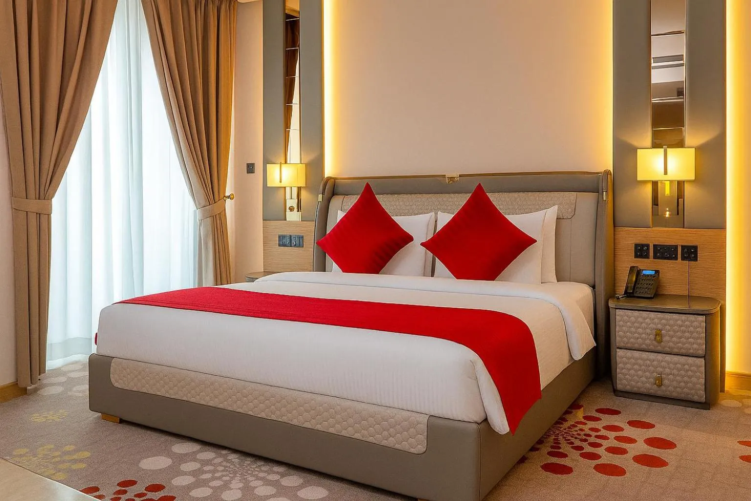 Bed in La Zona Continental Hotel