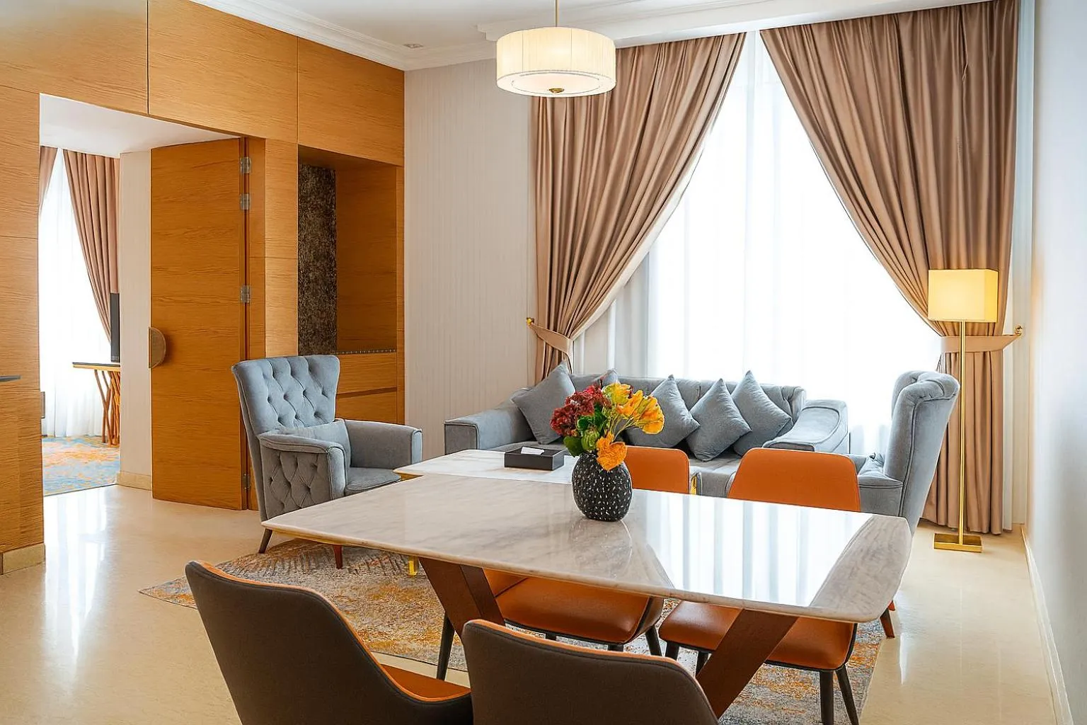 Living room in La Zona Continental Hotel