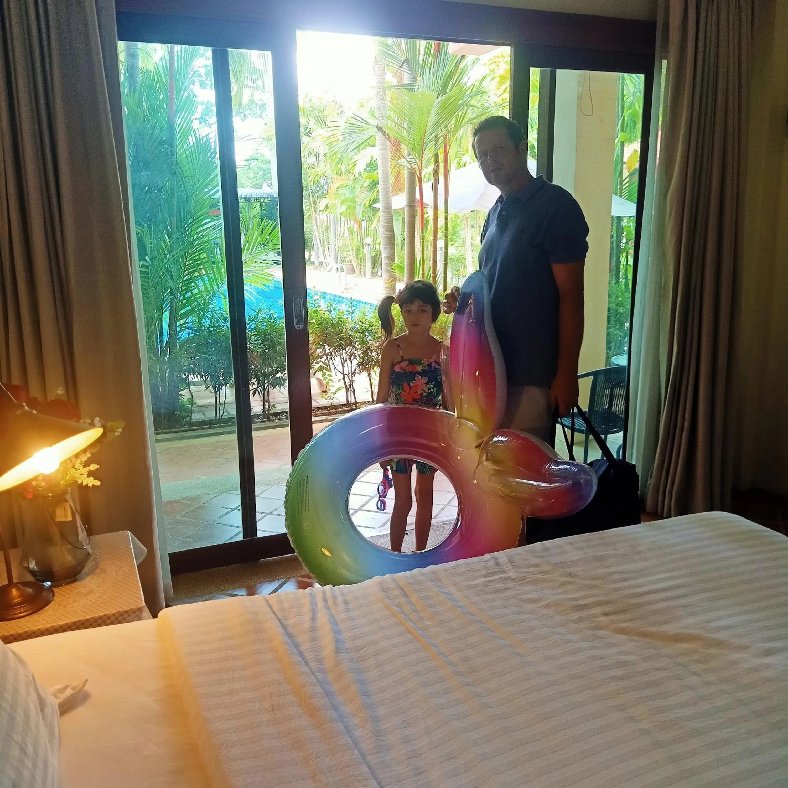 Bed in Siam Tara Resort Chiangkhong