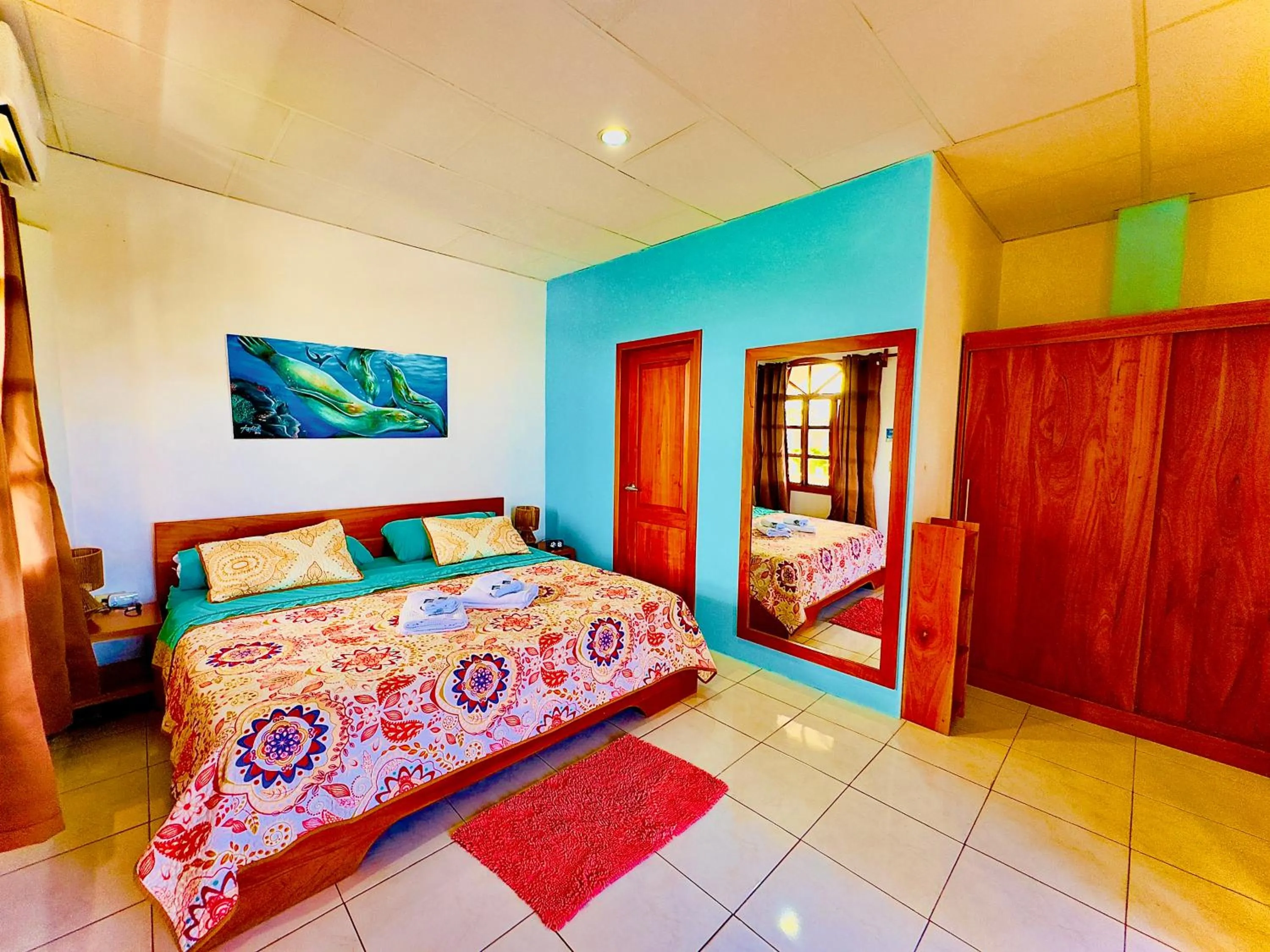 Bedroom, Bed in The Galapagos Pearl B&B