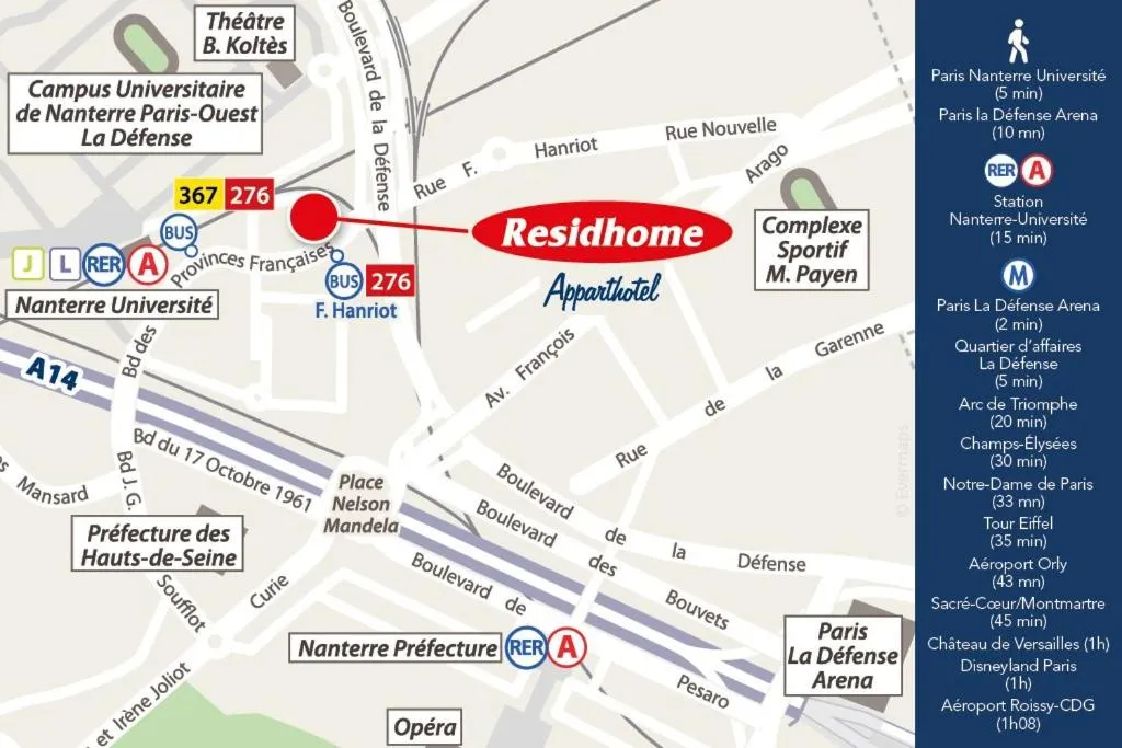 Property logo or sign in Residhome Nanterre La Défense