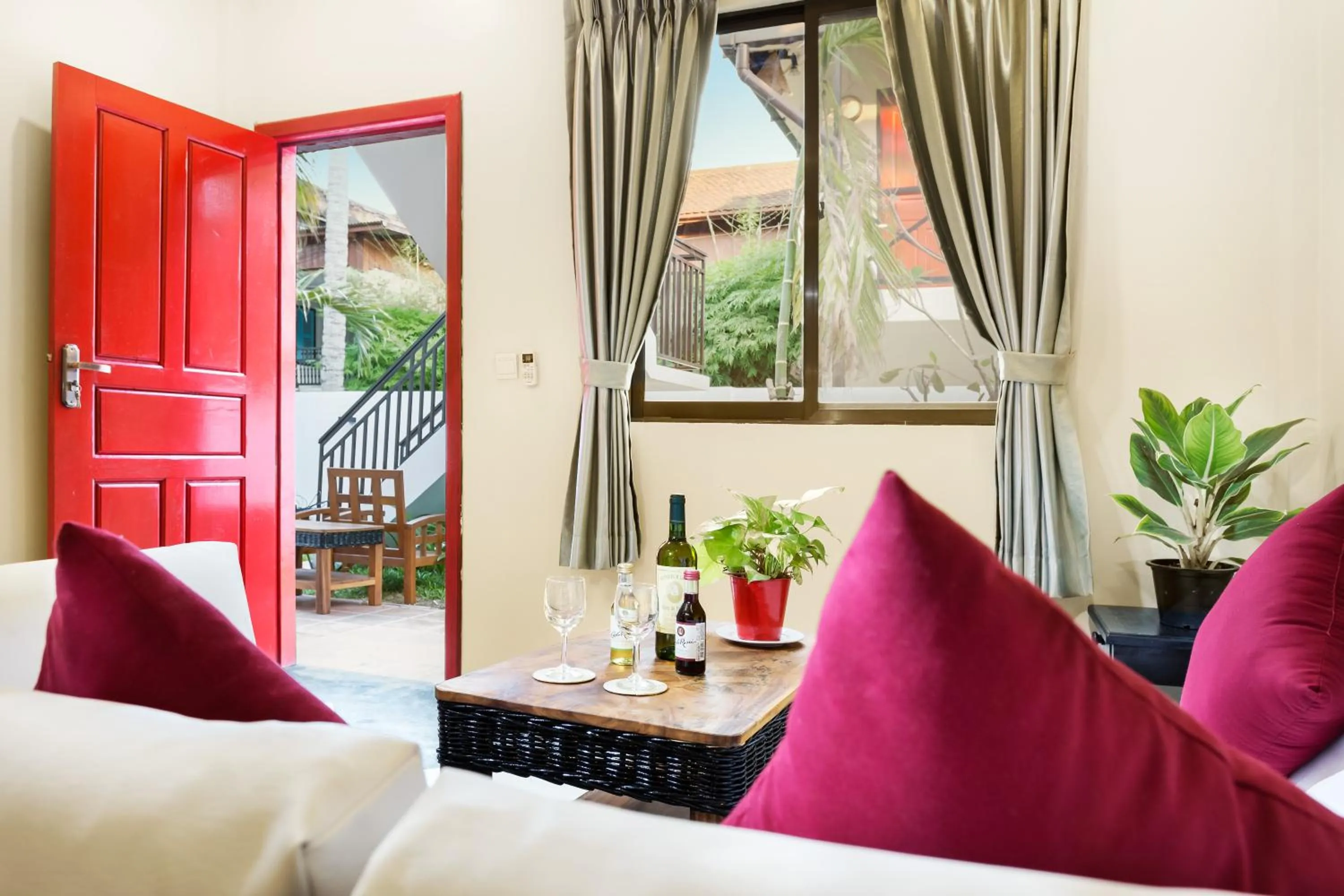 Seating area in The Cockatoo Nature Resort & Spa