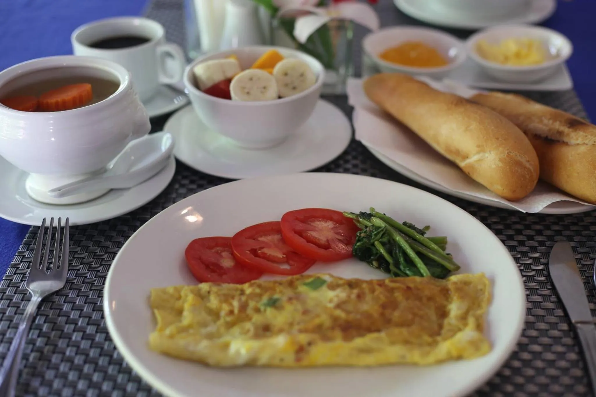 Breakfast in The Cockatoo Nature Resort & Spa