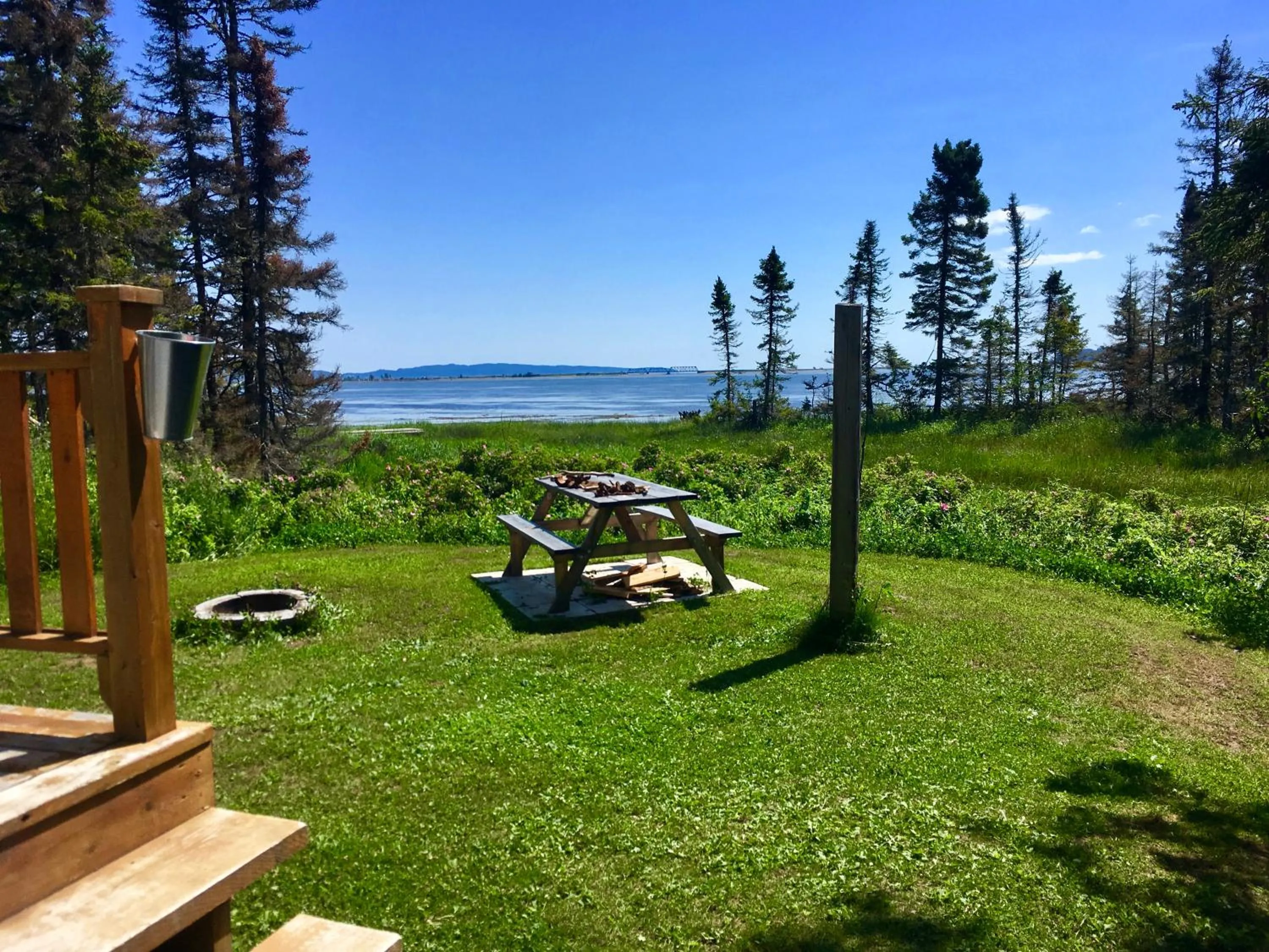 Garden in Chalets du bout du monde
