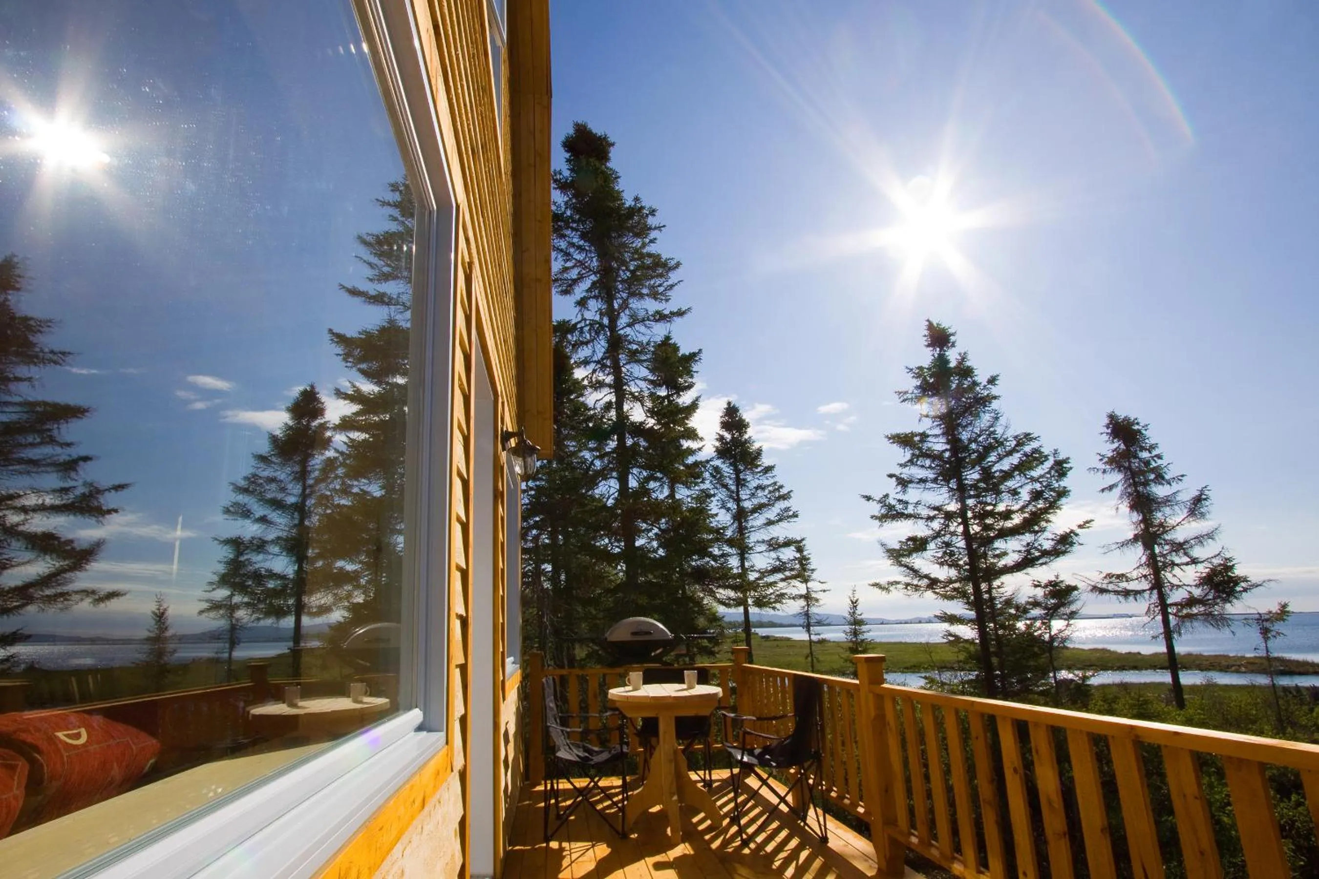 Facade/entrance in Chalets du bout du monde