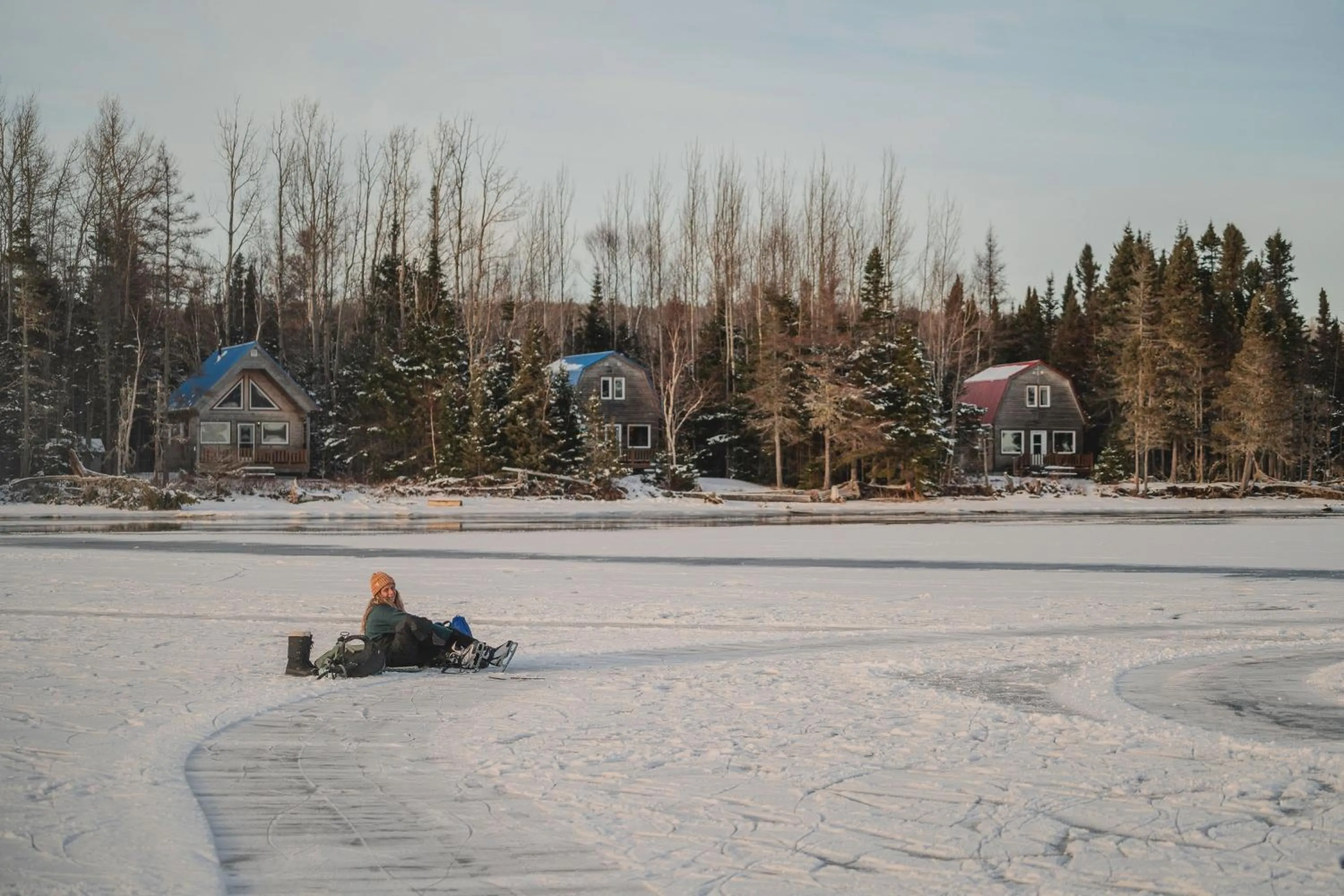Winter in Chalets du bout du monde