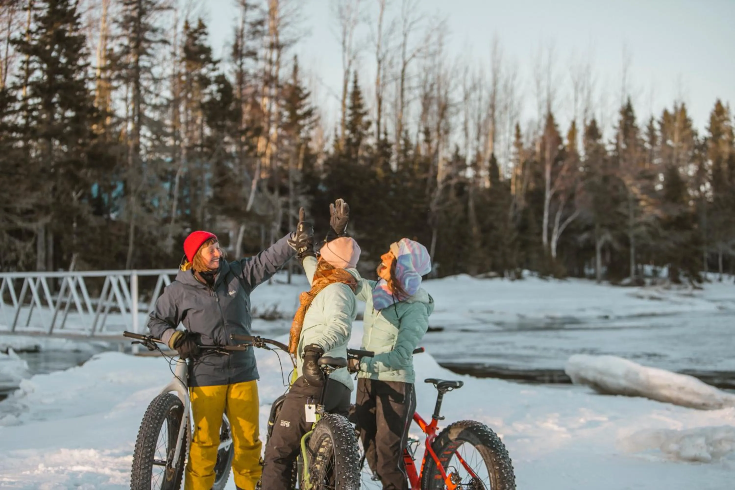 Winter in Chalets du bout du monde