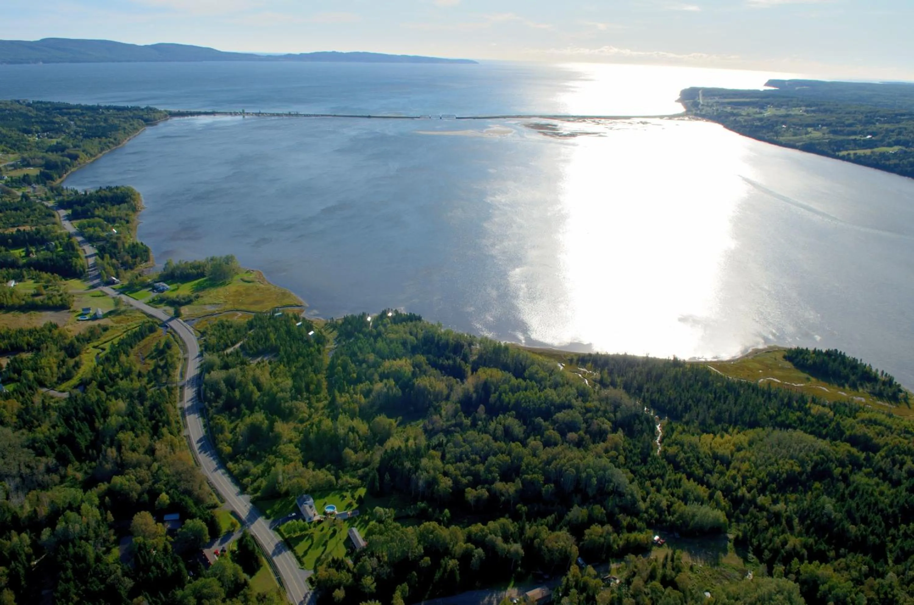 Bird's eye view in Chalets du bout du monde