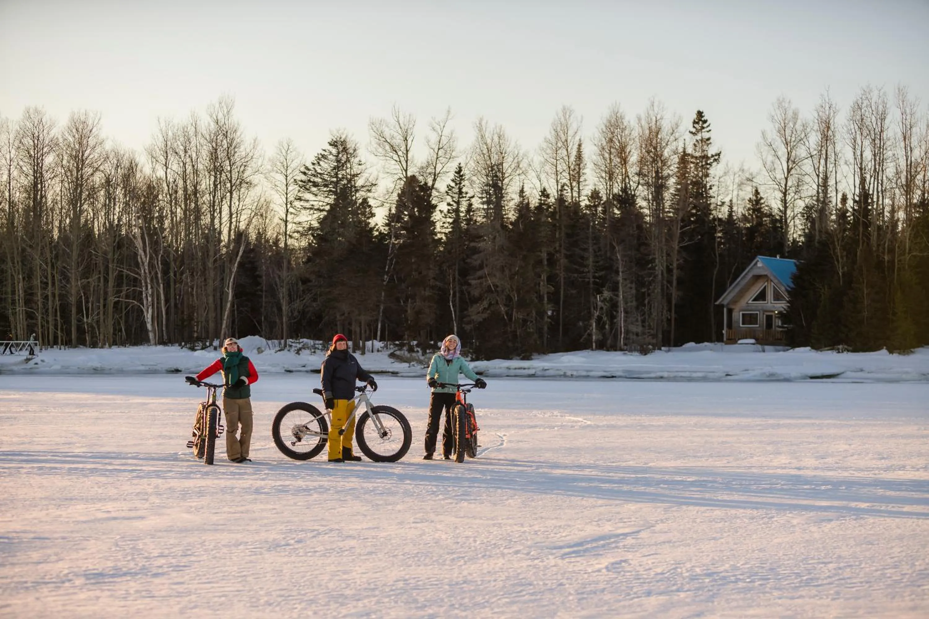 Cycling in Chalets du bout du monde