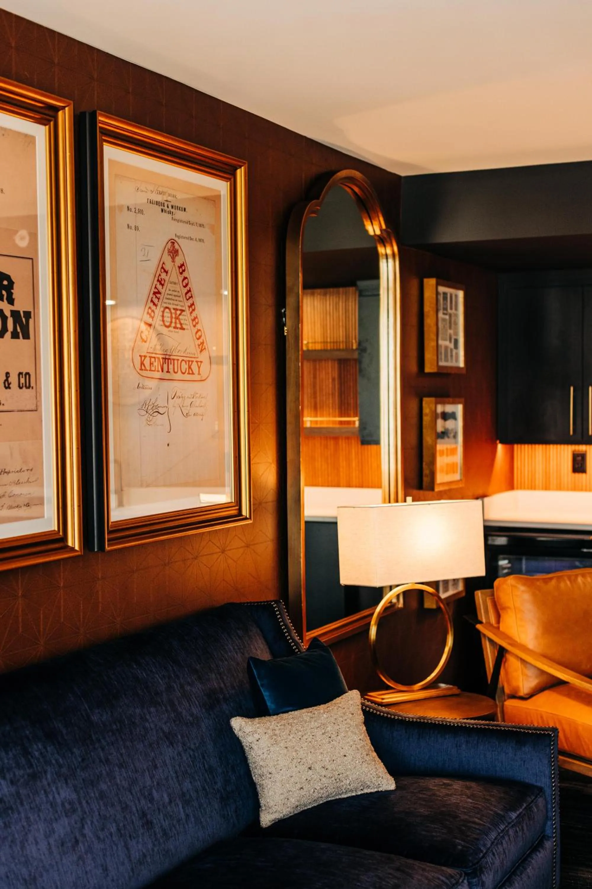 Seating area in The Trail Hotel