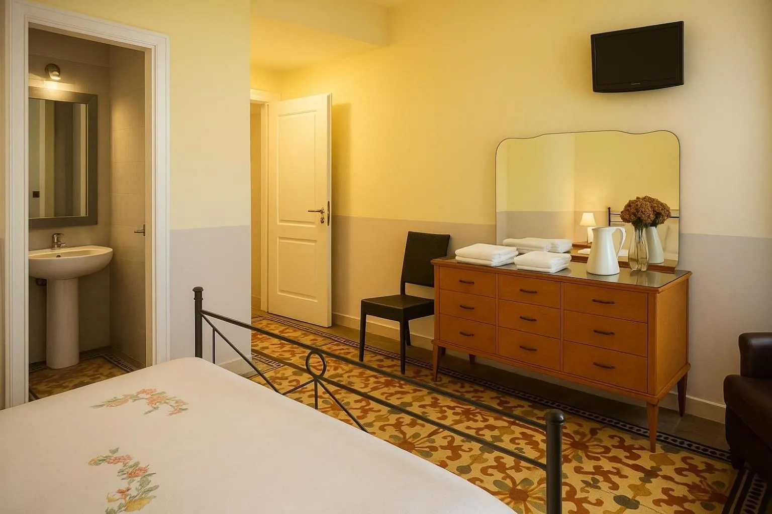 Bed in B&B Le Colonne