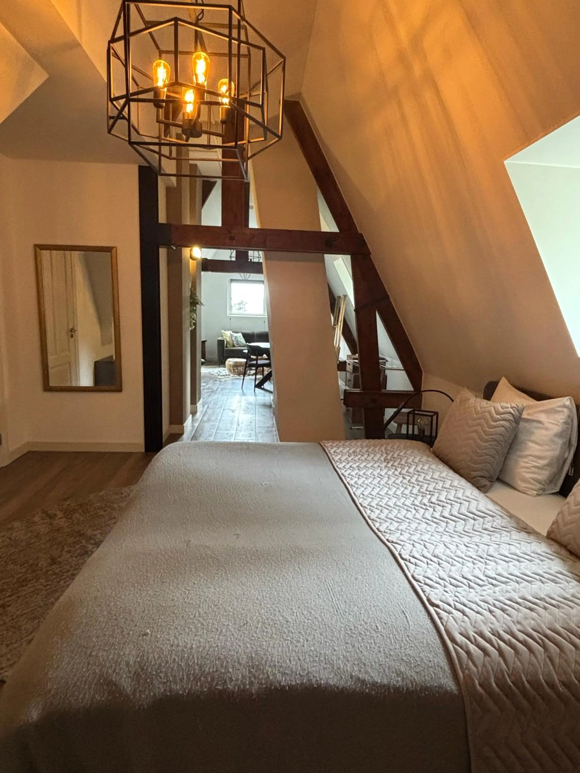 Bedroom, Bed in In de Witte Dame Hotel Bar Kitchen Apartments