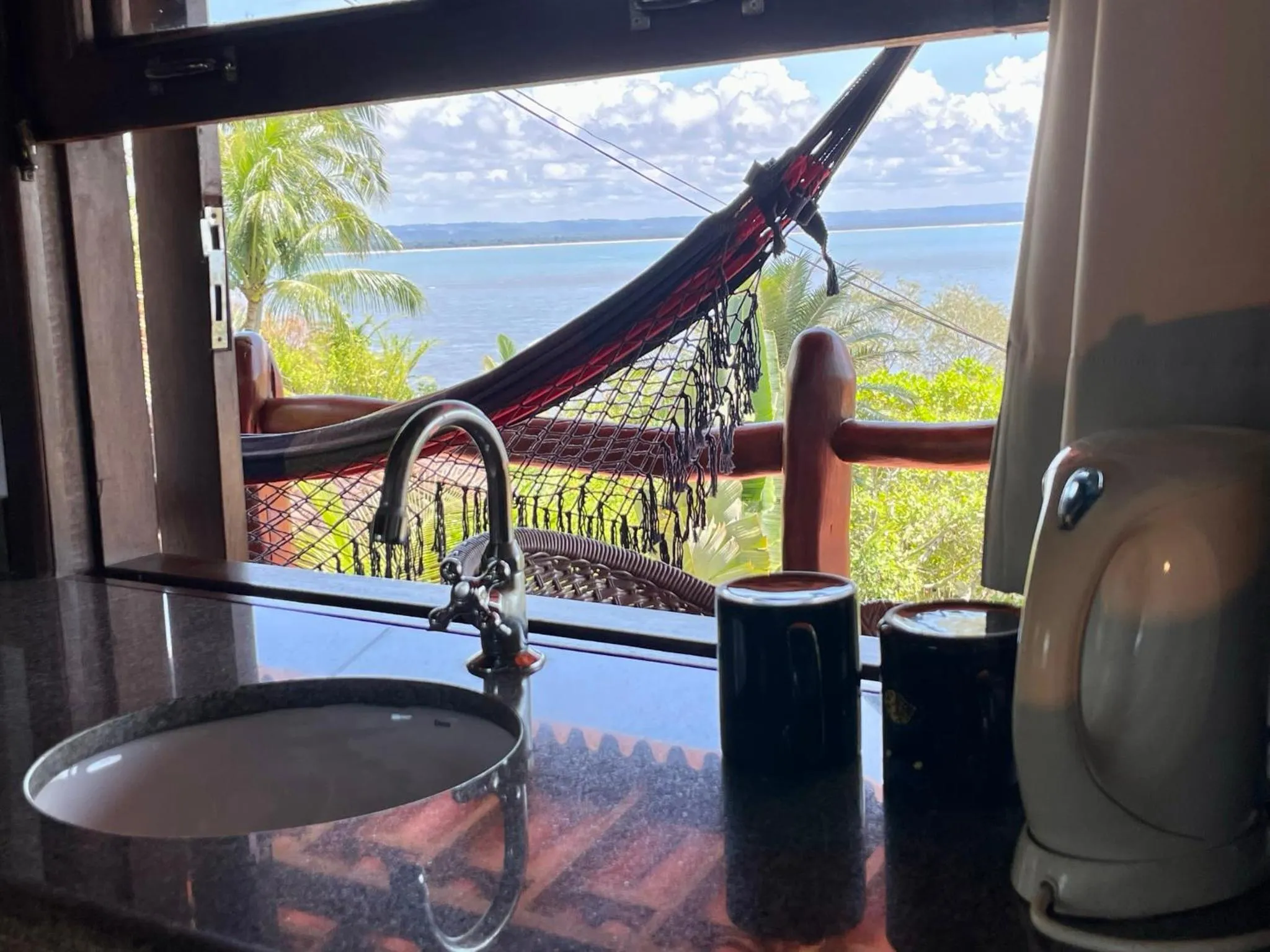 Sea view in Pousada Colibri