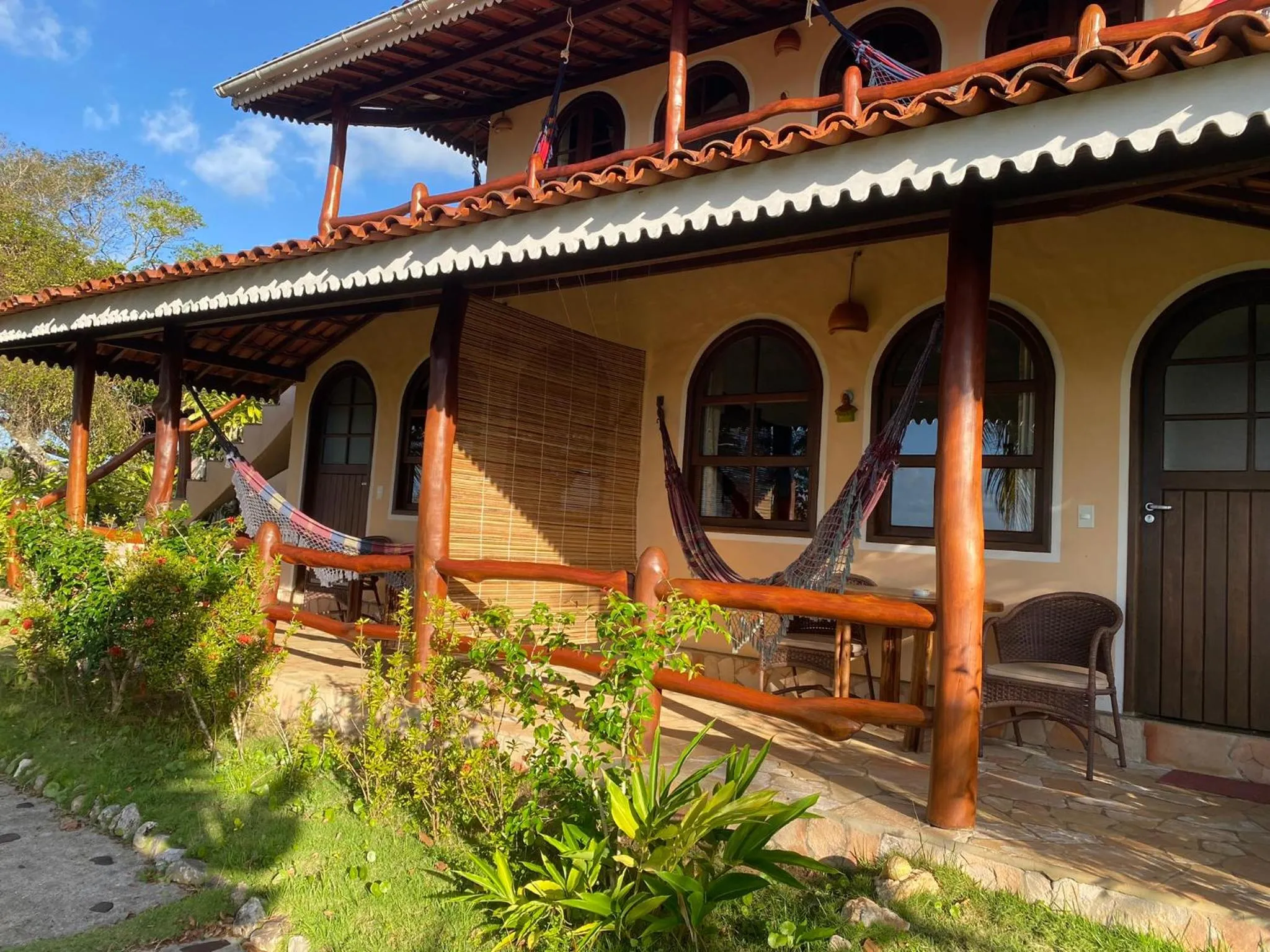 Patio in Pousada Colibri
