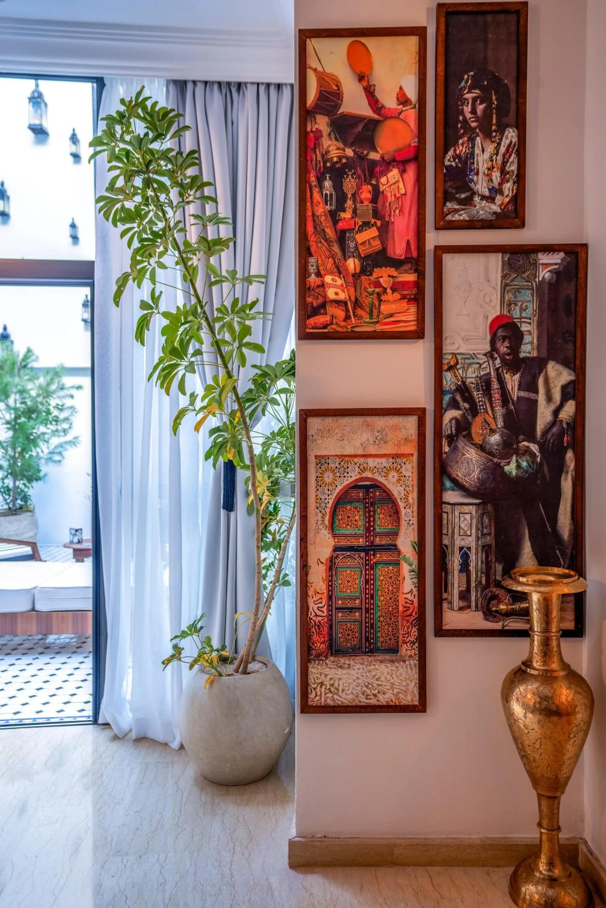 Decorative detail in Maison H Kasbah