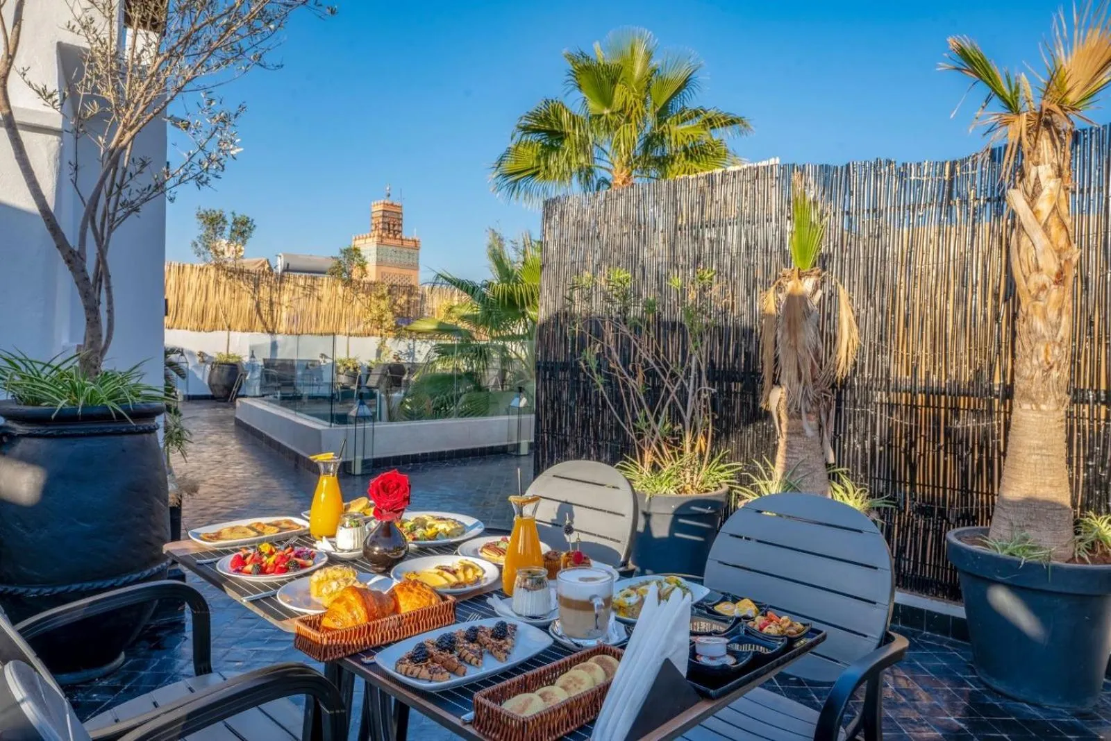 Balcony/Terrace in Maison H Kasbah