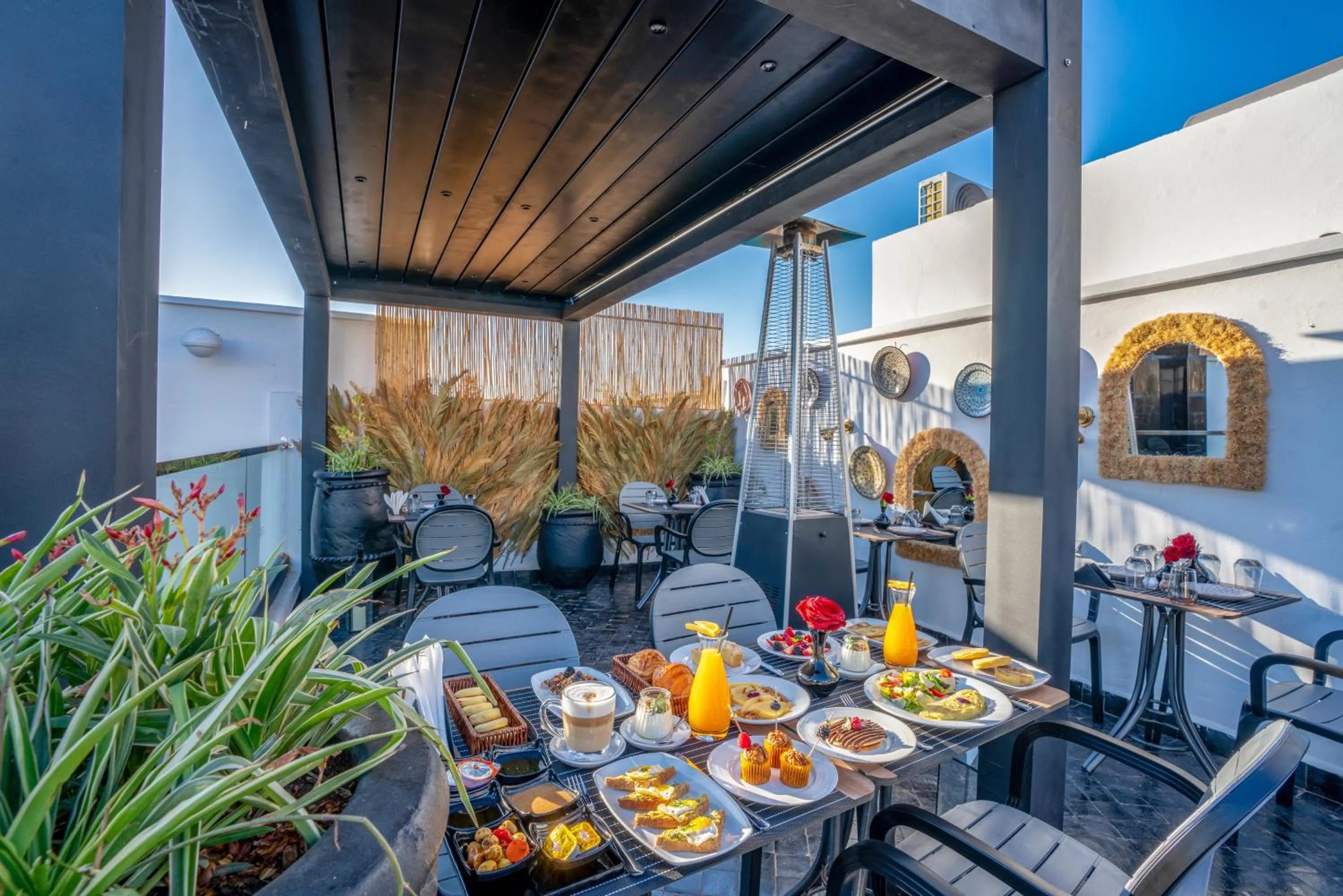 Patio in Maison H Kasbah
