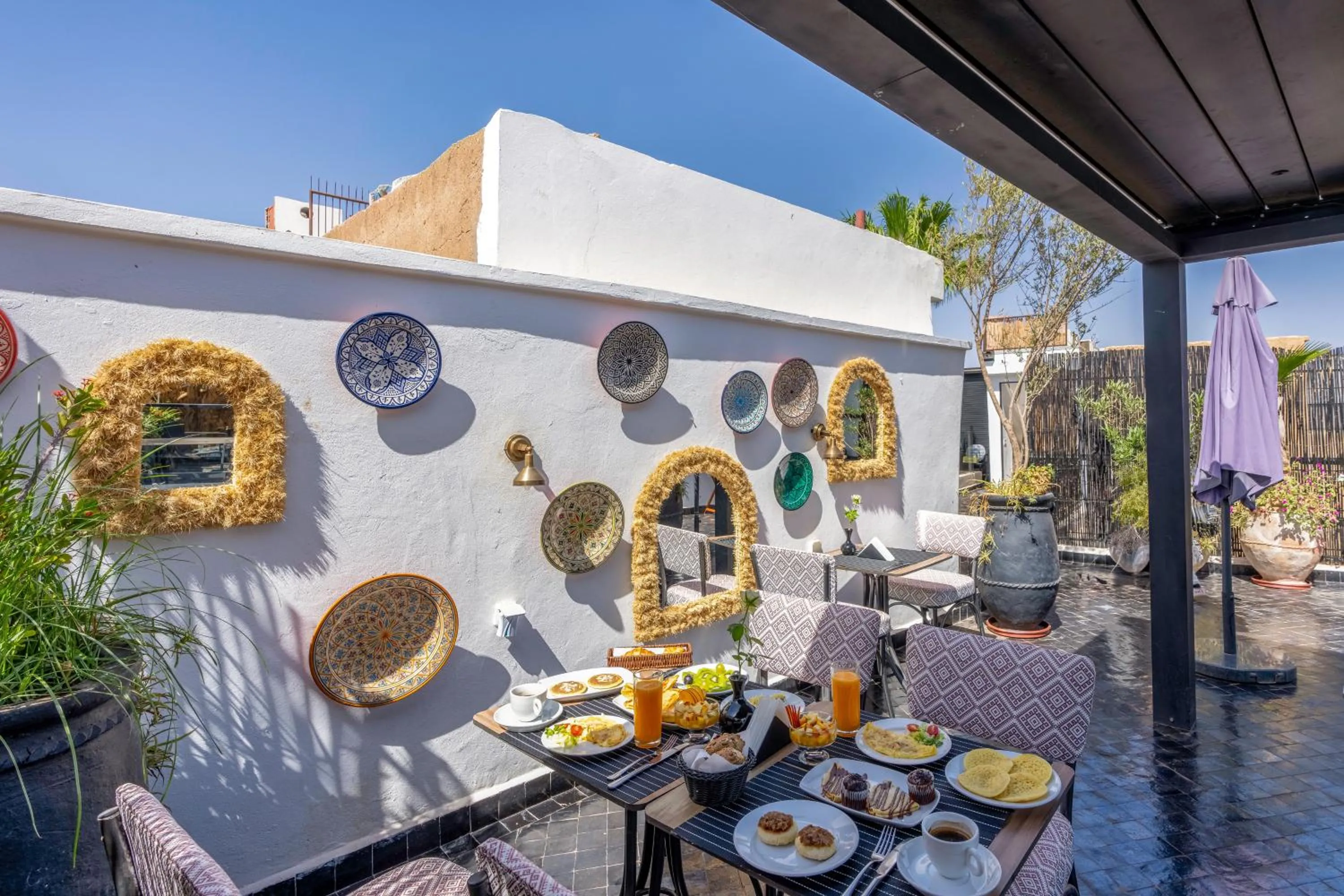 Patio in Maison H Kasbah