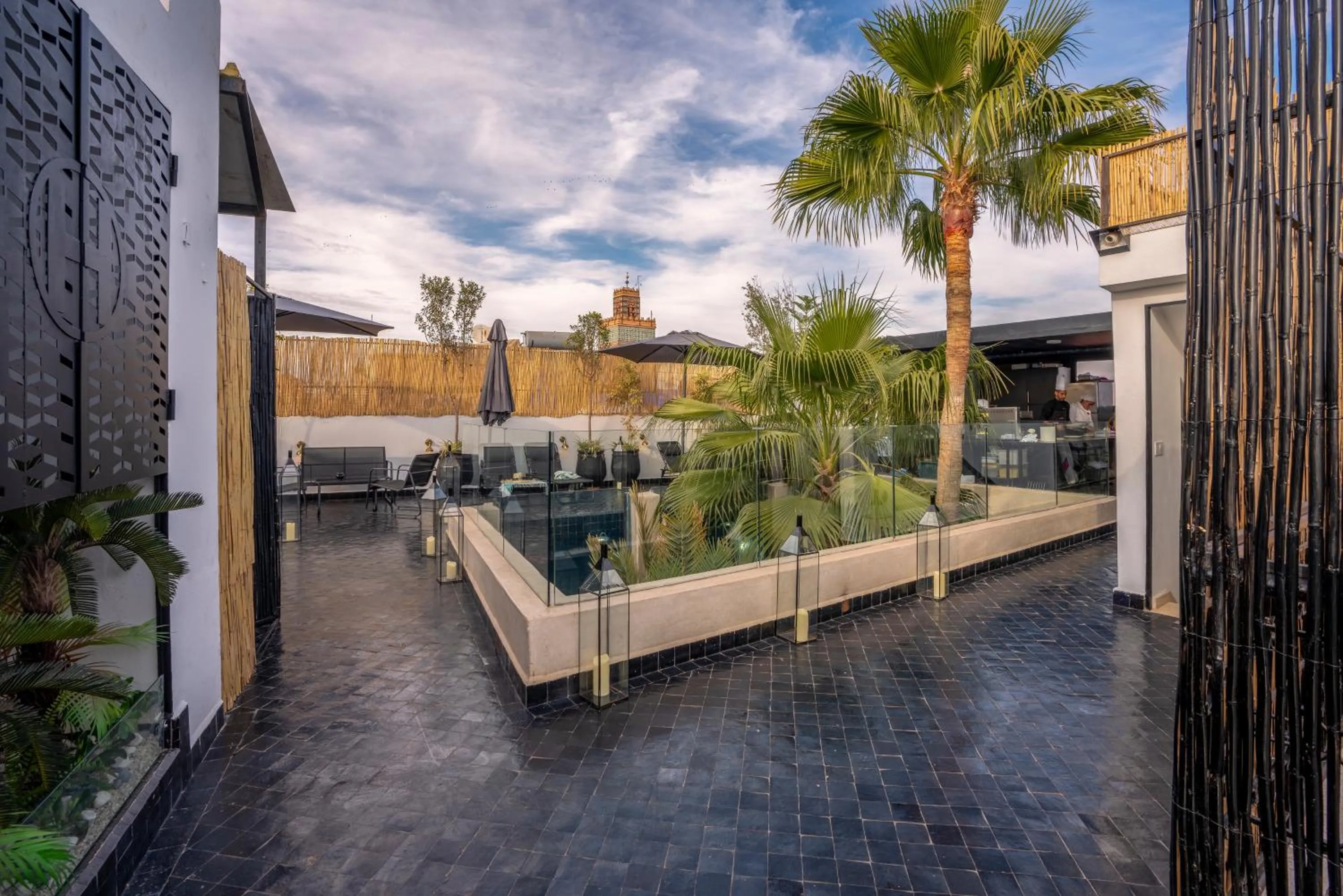 Patio in Maison H Kasbah