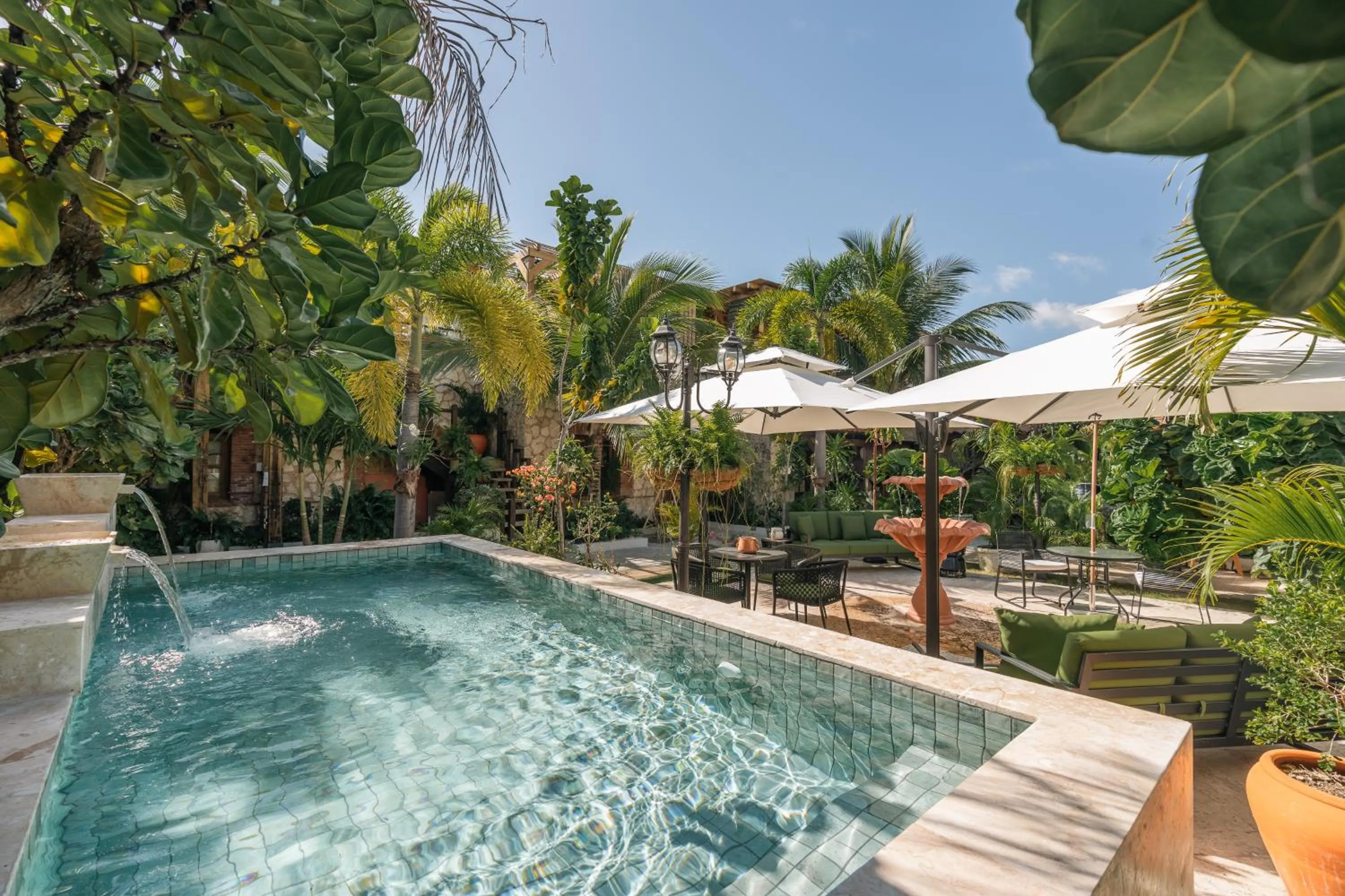 Patio in Hotel Casa Don Luis Cap Cana by Faranda Boutique