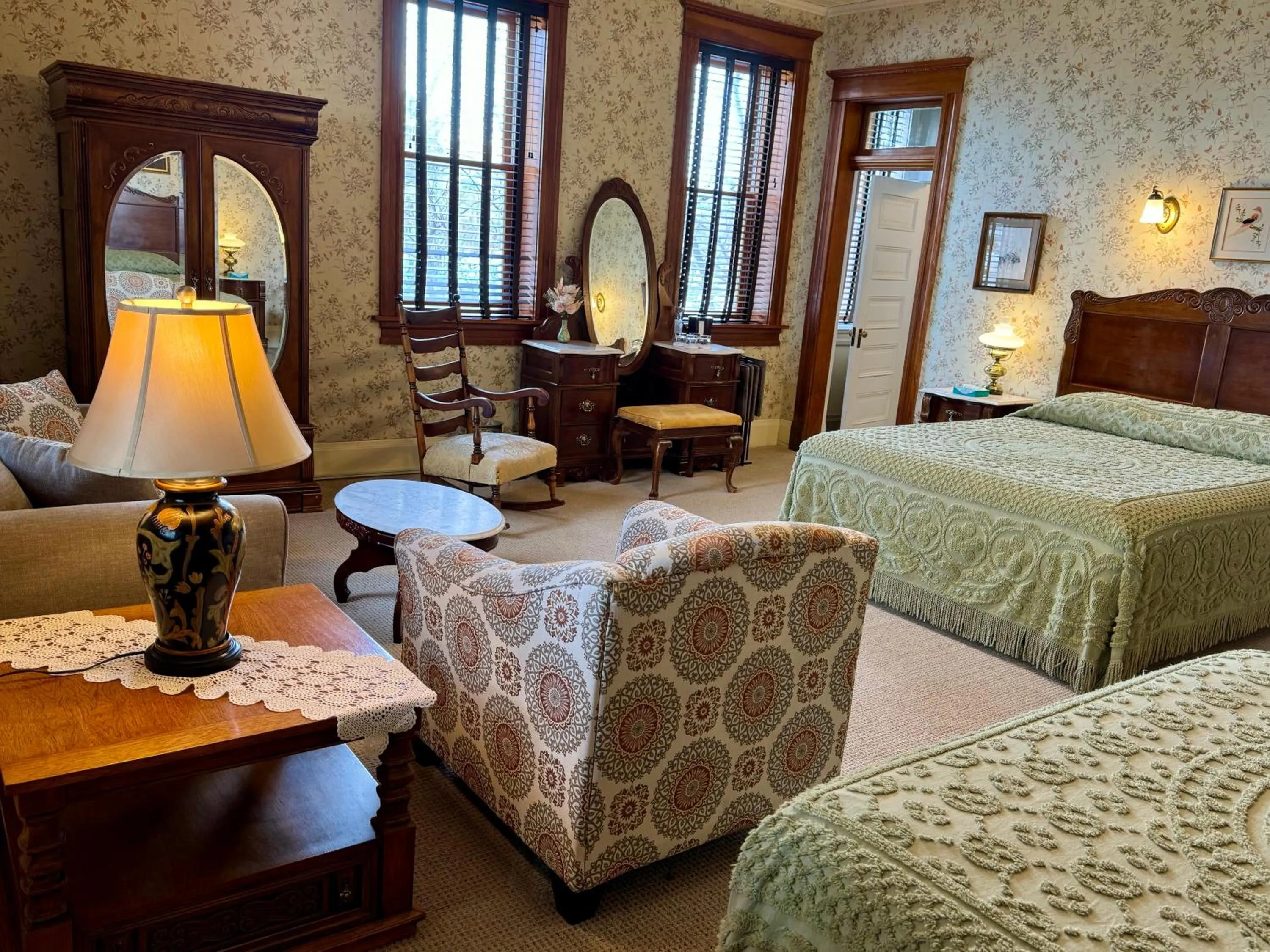 Bed in Cripple Creek Hospitality House