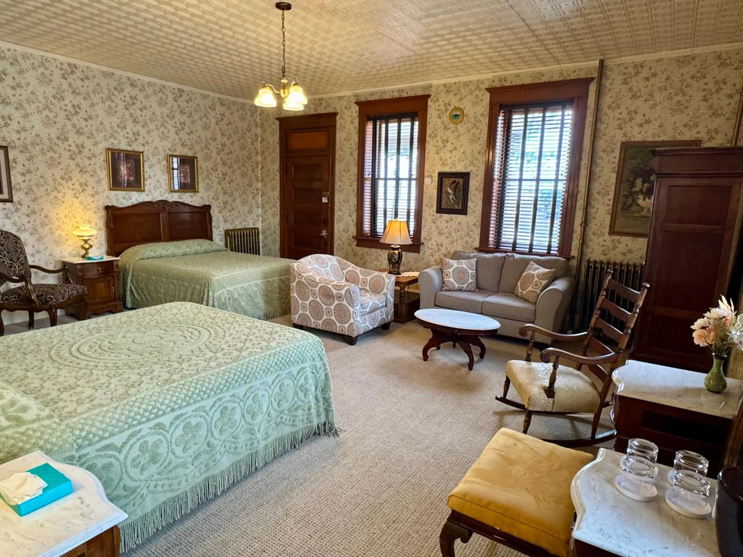 Bed in Cripple Creek Hospitality House