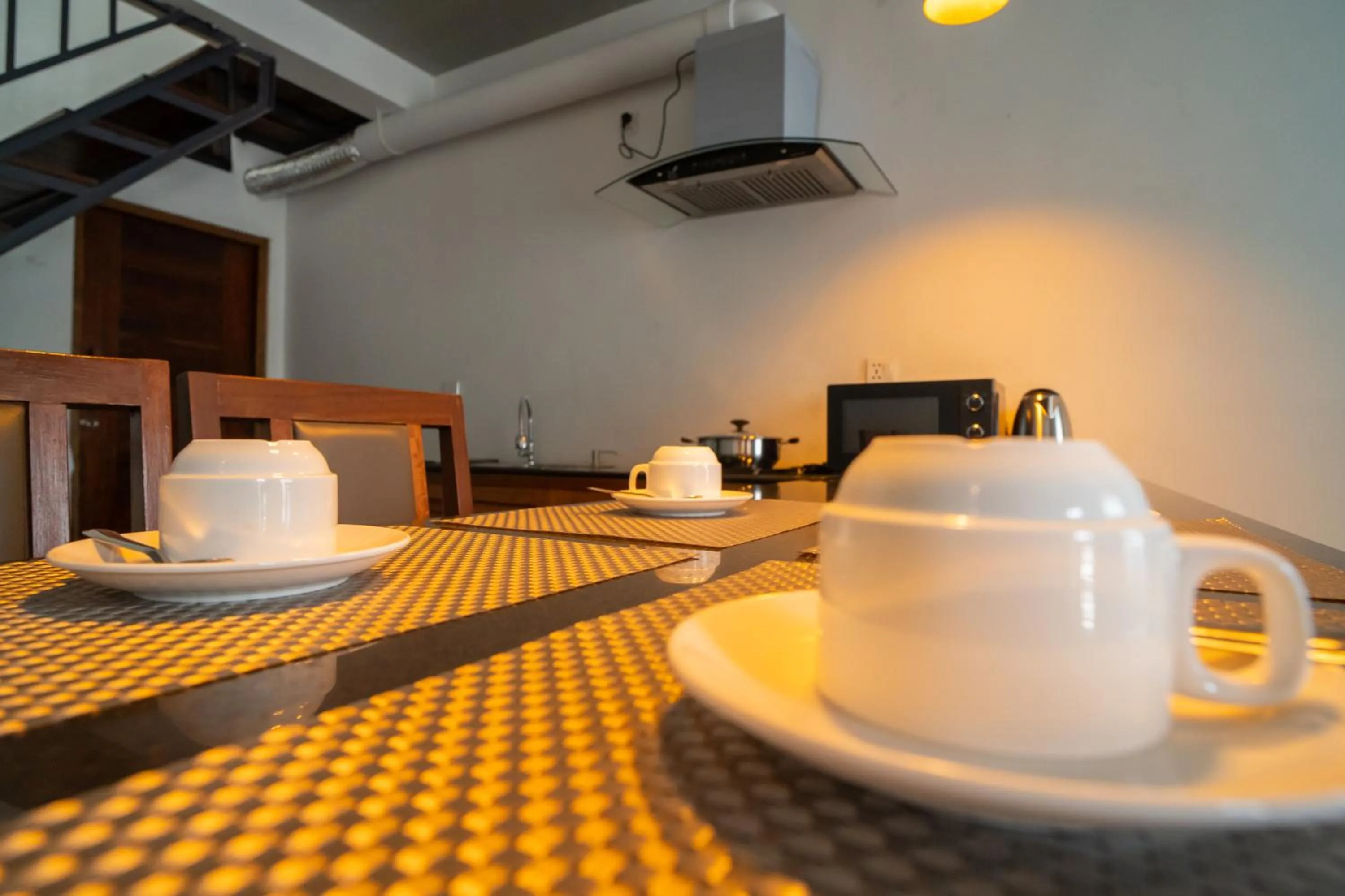 Coffee/tea facilities in Apartment Green Amazon