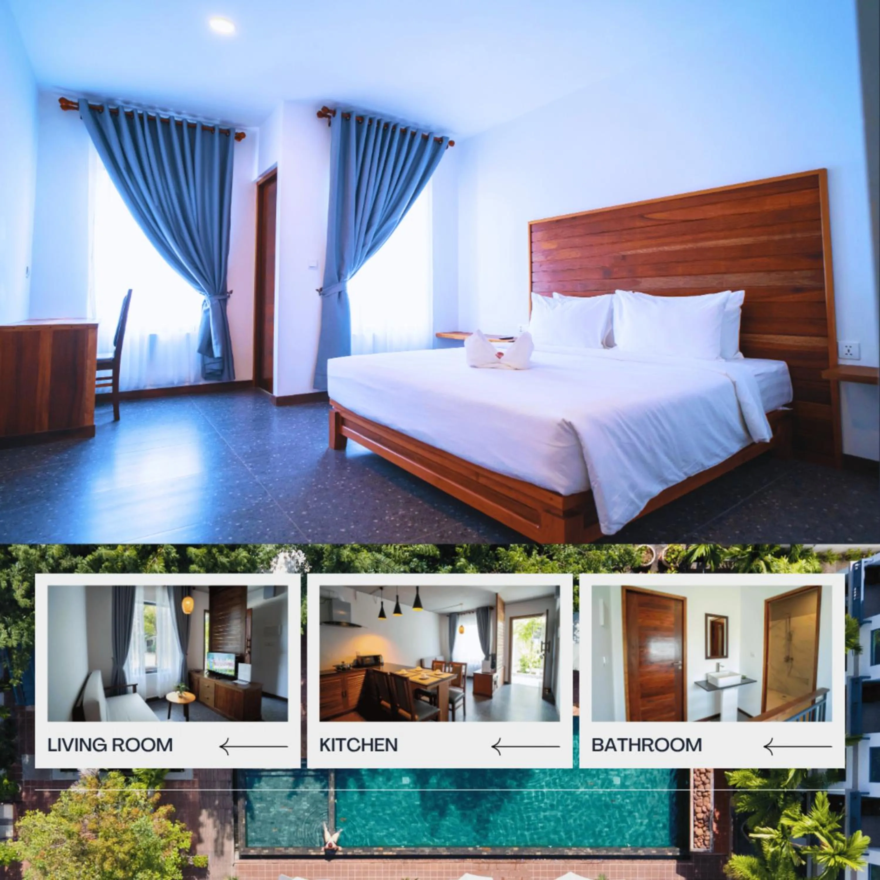 Patio, Bed in Apartment Green Amazon