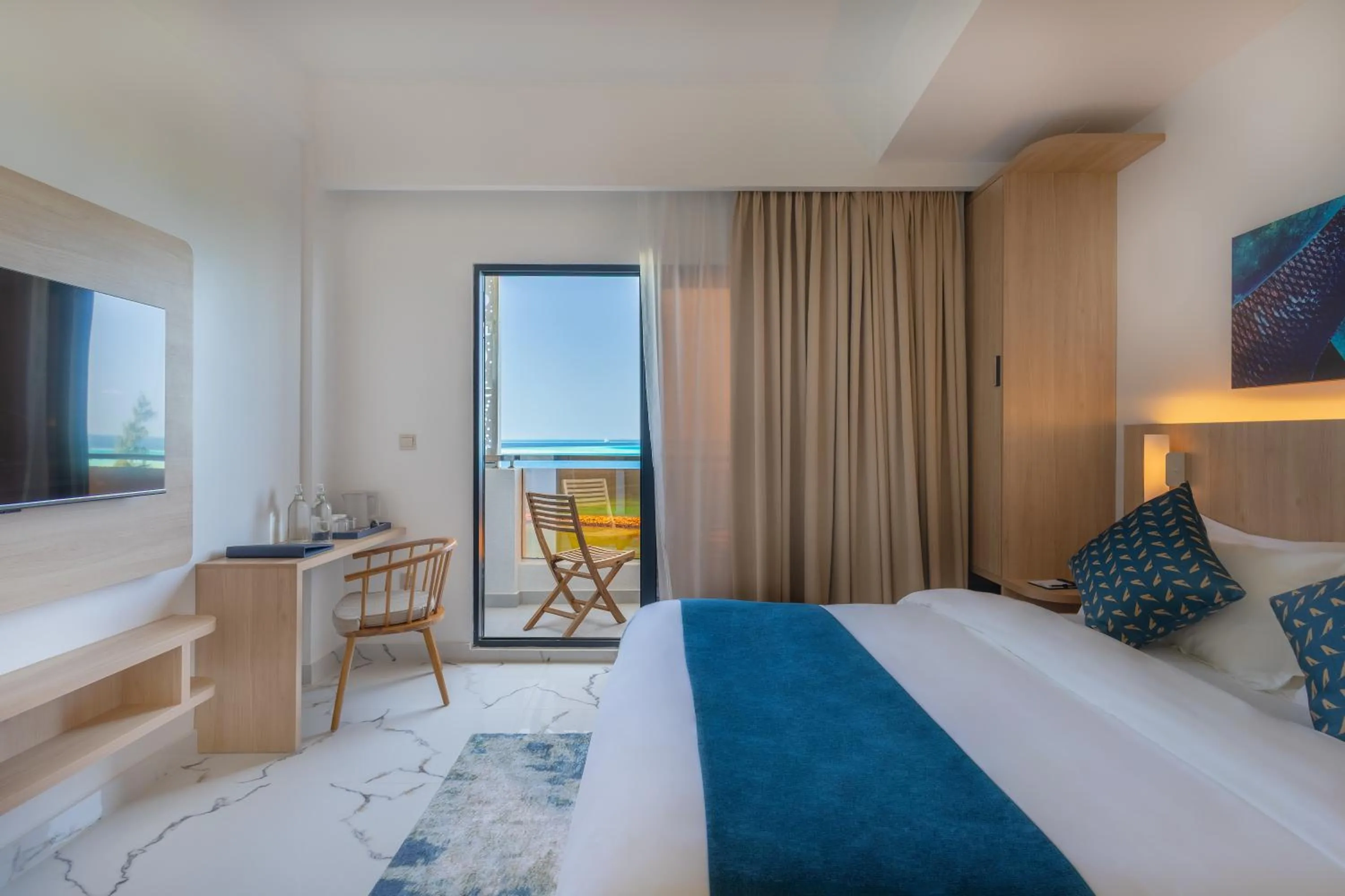 Bed in Arrival Beach and Spa