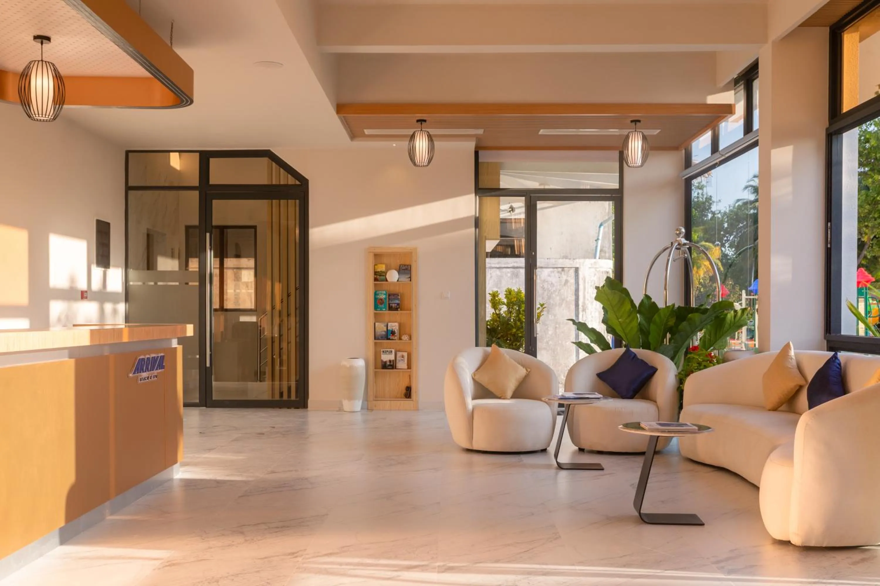 Lobby or reception in Arrival Beach and Spa