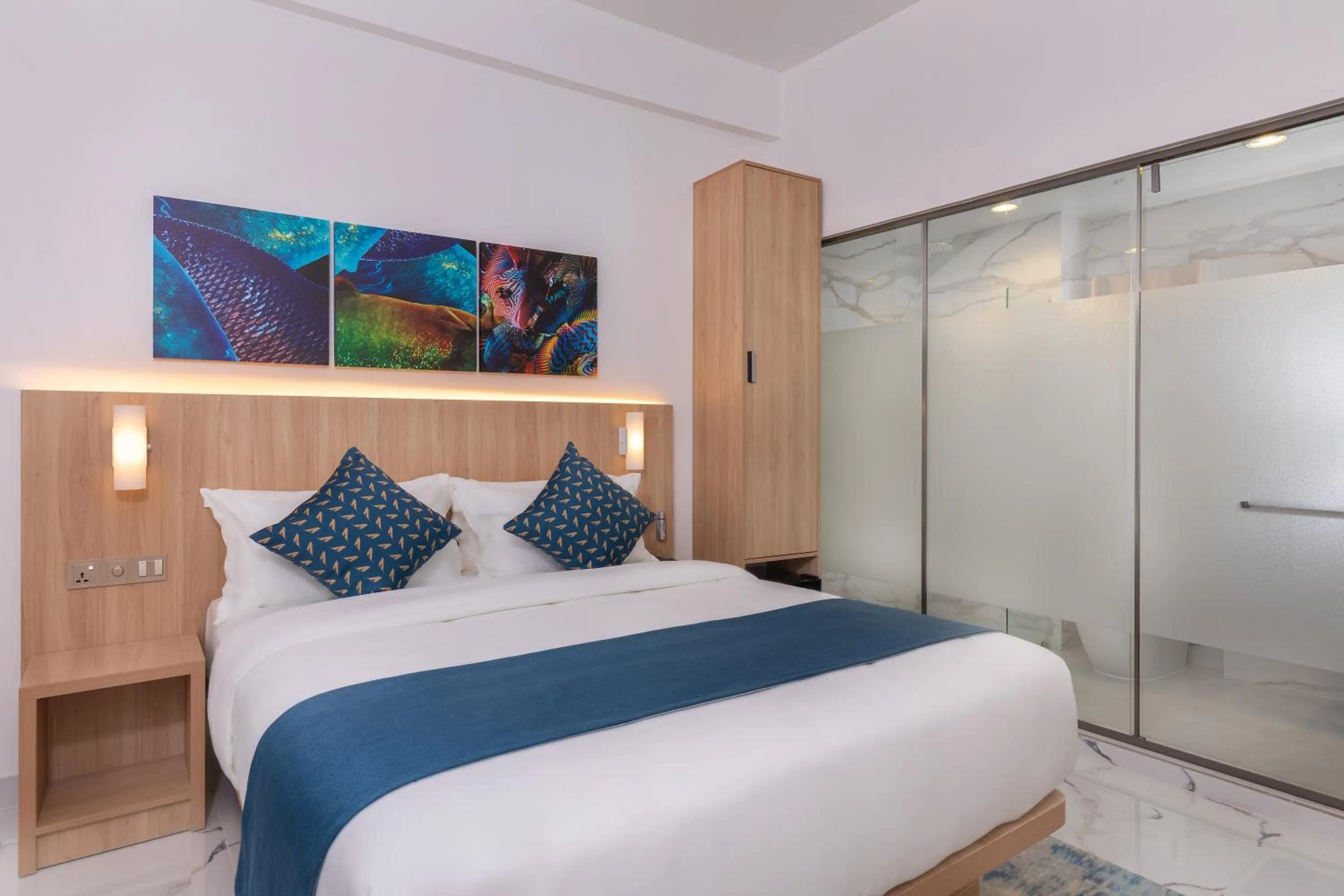 Bedroom, Bed in Arrival Beach and Spa