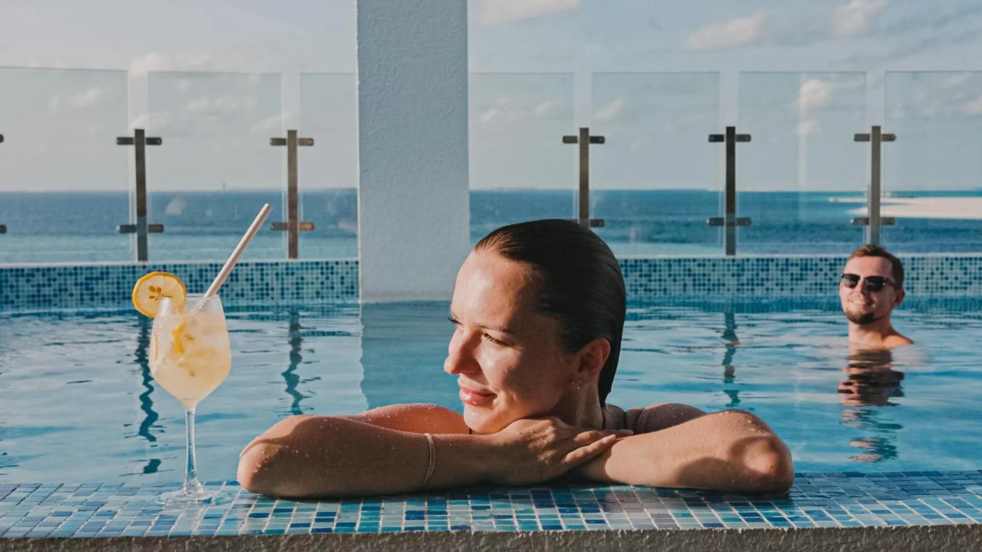 Swimming pool in Arrival Beach and Spa