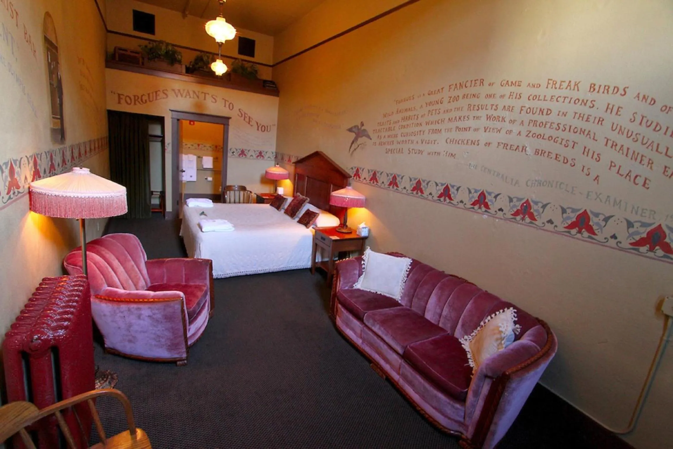 Bed in McMenamins Olympic Club