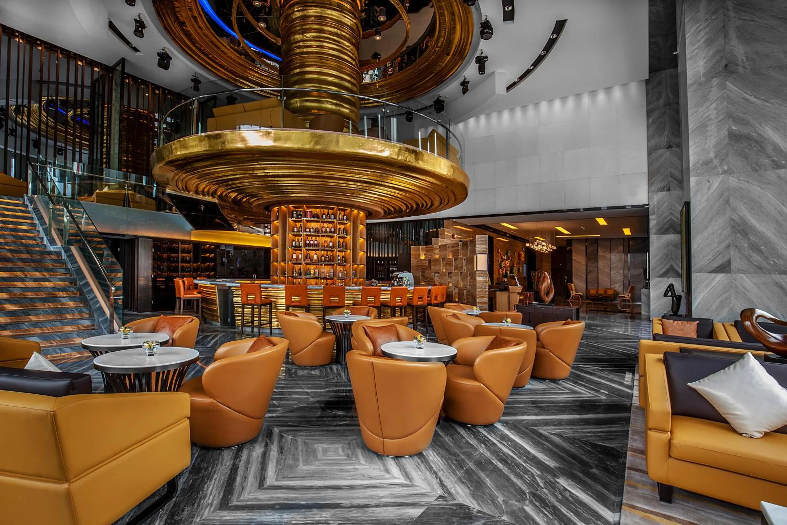 Lounge or bar in Shenzhen Futian Wyndham Grand