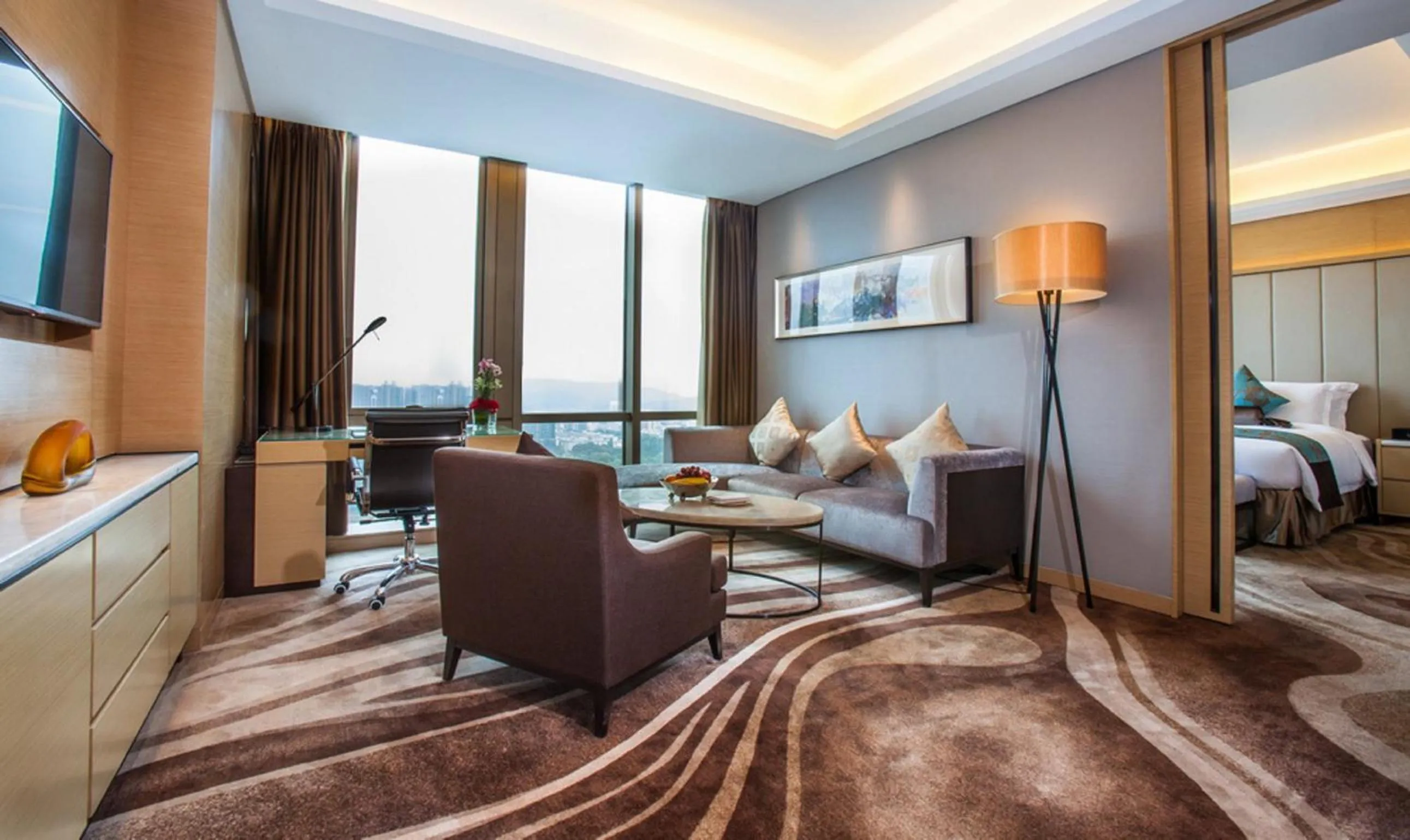 Living room in Shenzhen Futian Wyndham Grand