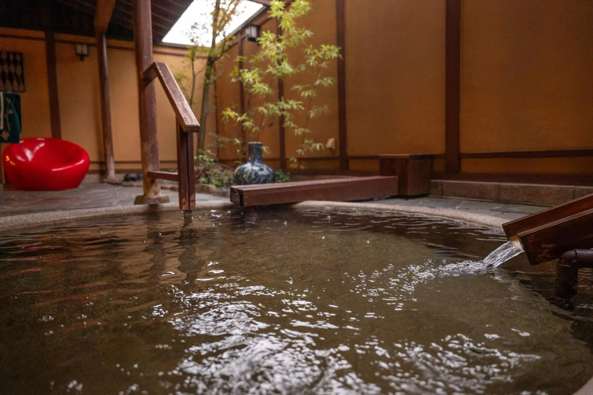 Open Air Bath in Dantokan Kikunoya