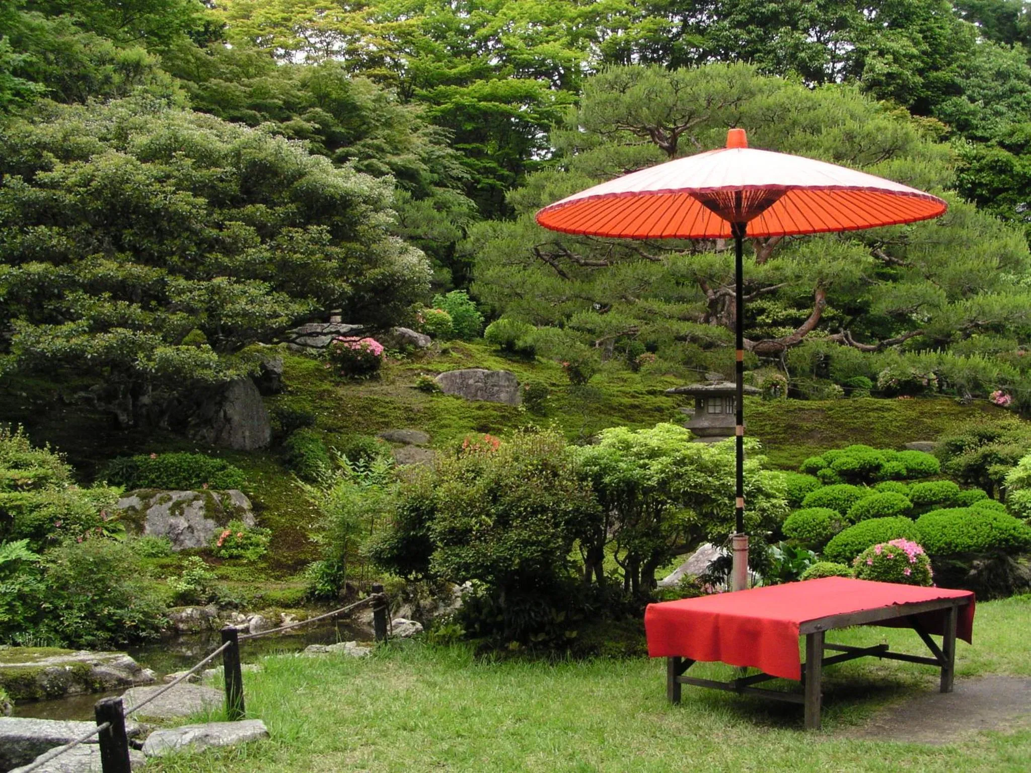 Garden in Dantokan Kikunoya