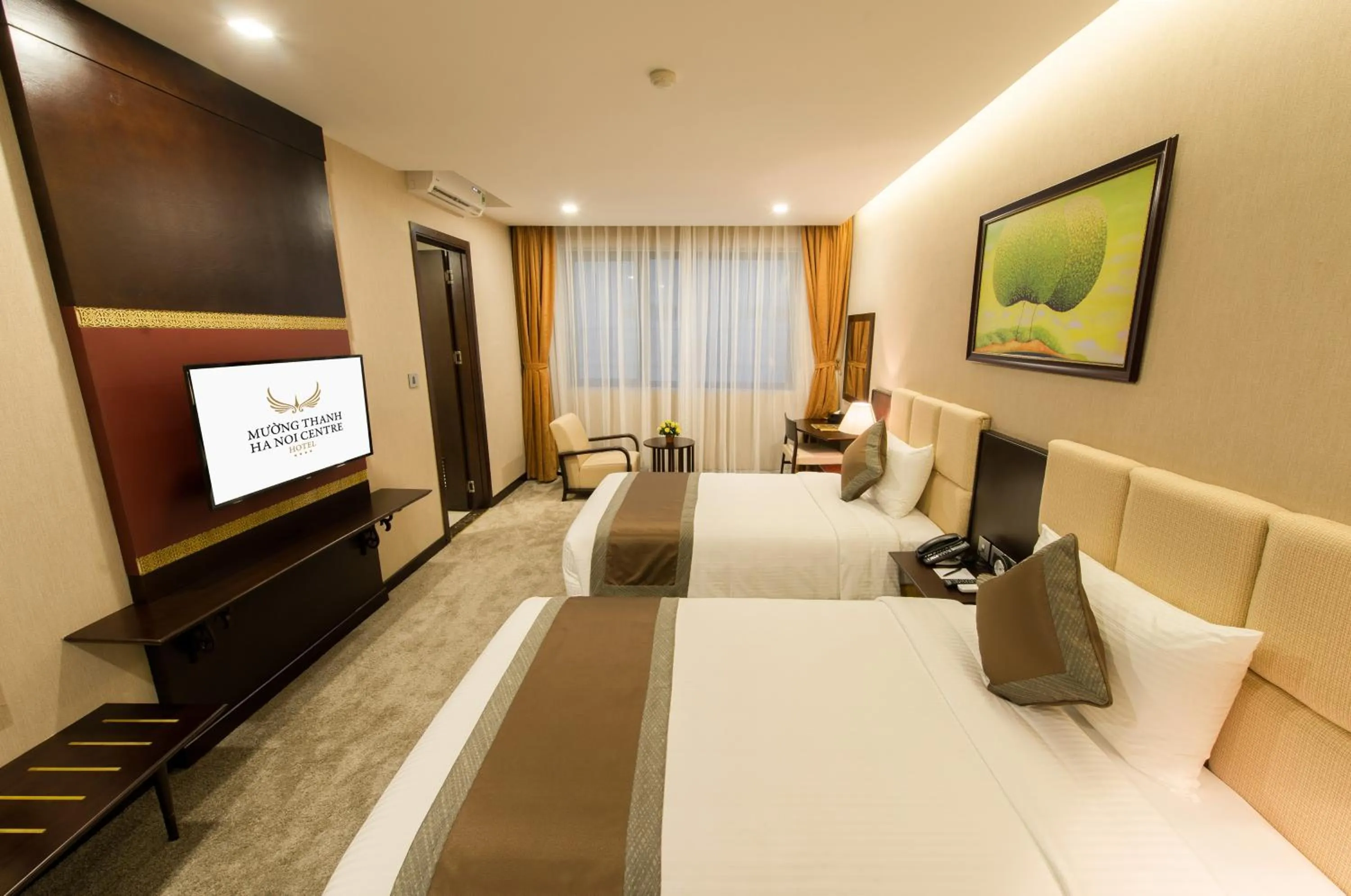 Bed in Muong Thanh Hanoi Centre Hotel